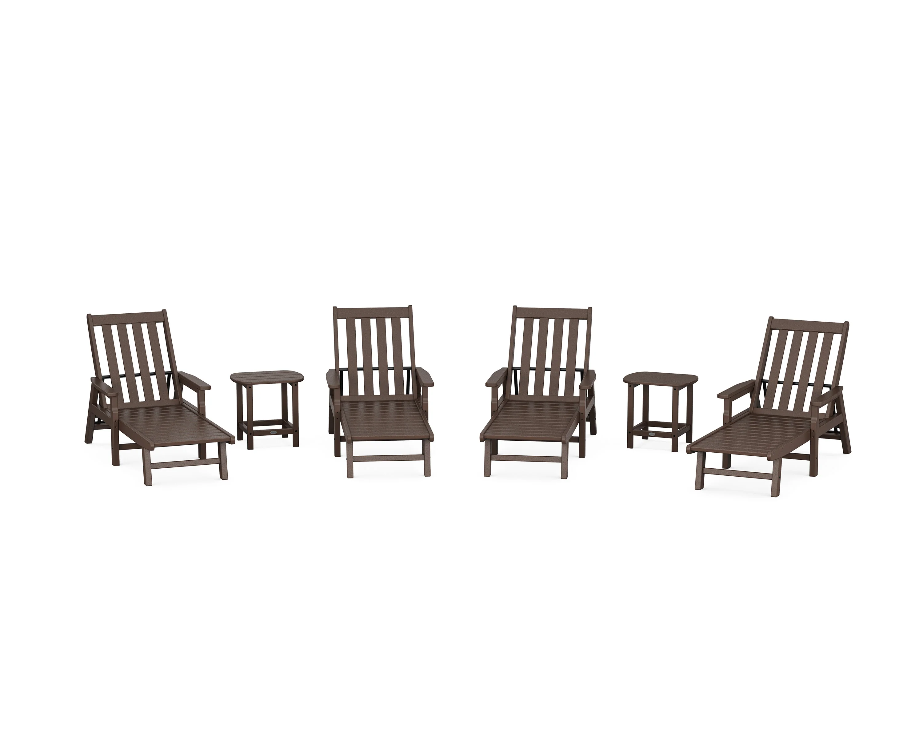 Vineyard 6-Piece Chaise with Arms Set - Image 4