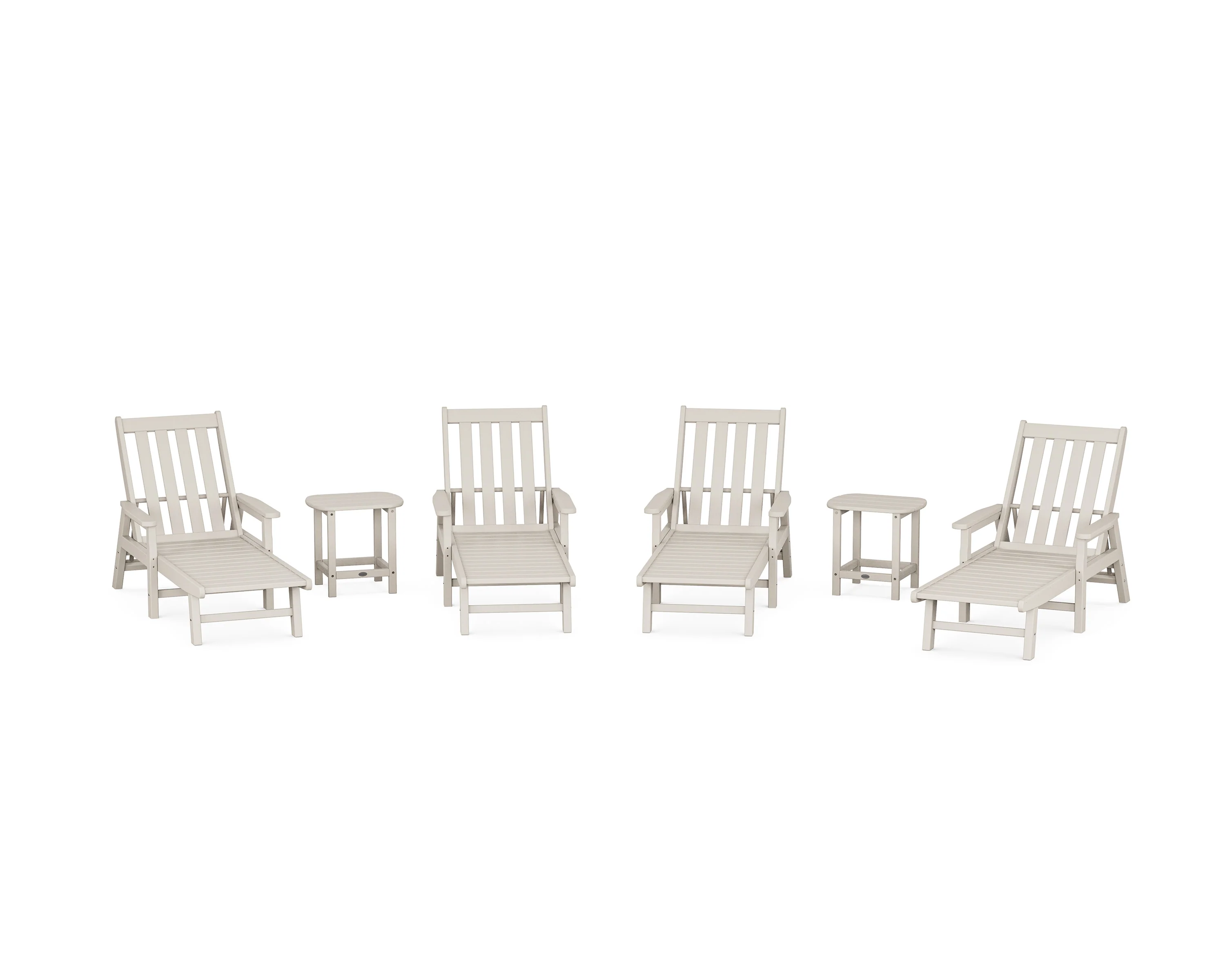 Vineyard 6-Piece Chaise with Arms Set - Image 7