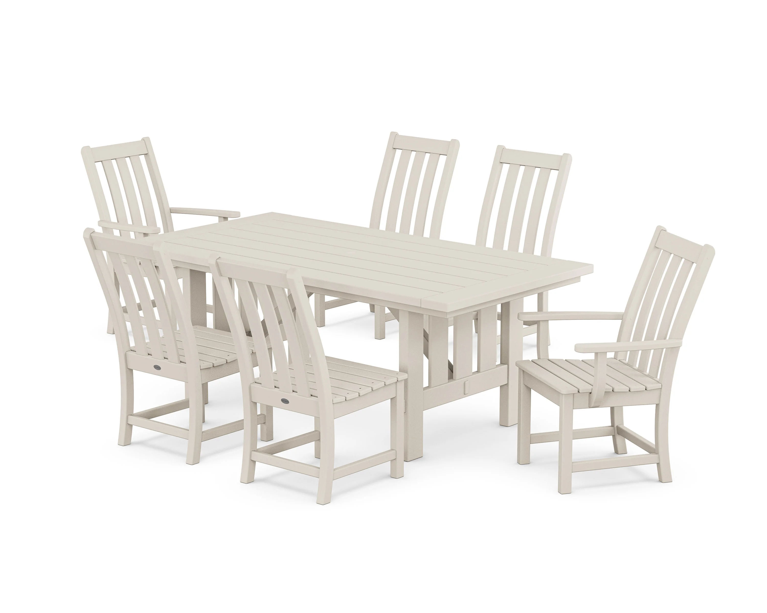 Vineyard 7-Piece Dining Set with Mission Table - Image 5