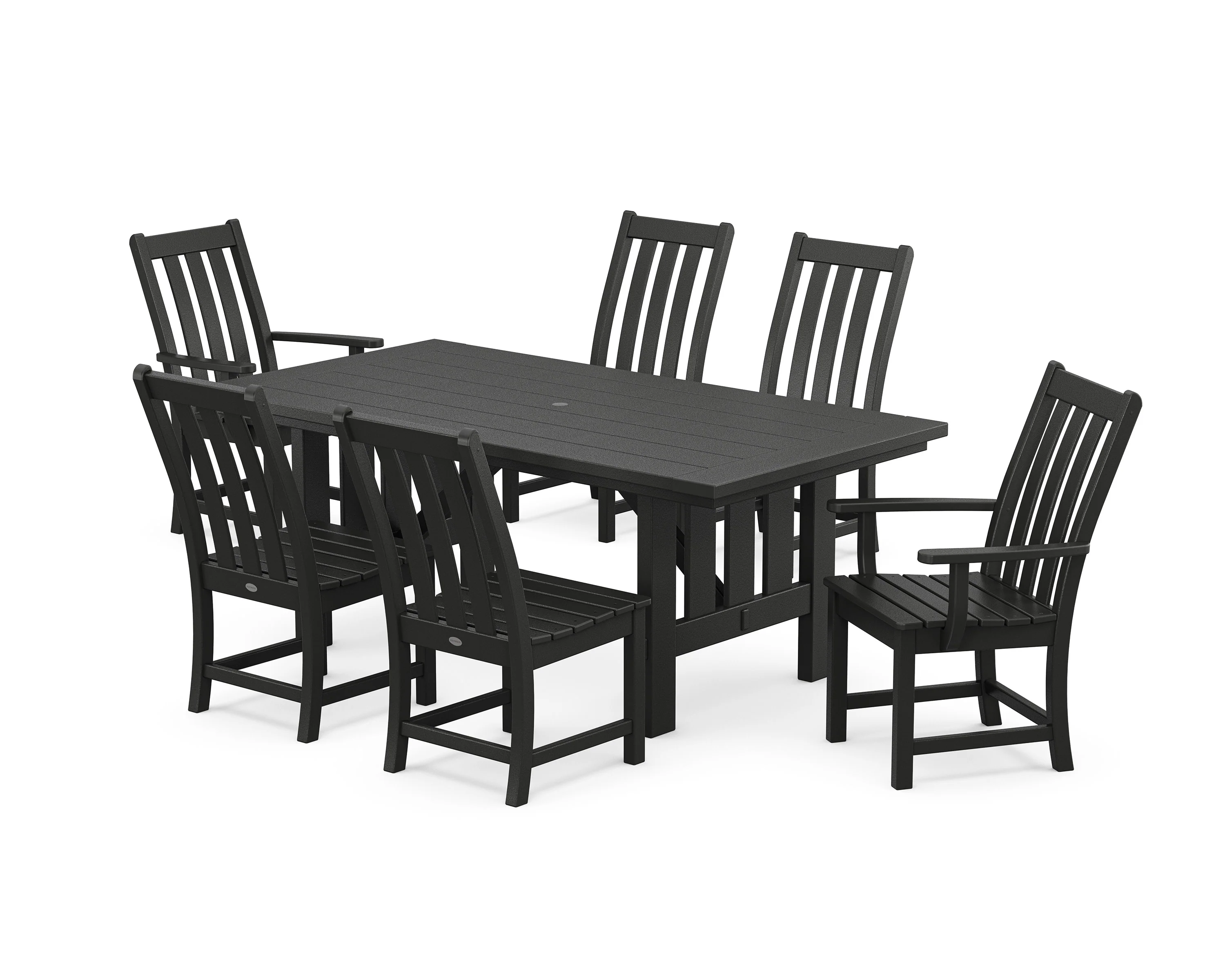 Vineyard 7-Piece Dining Set with Mission Table - Image 7
