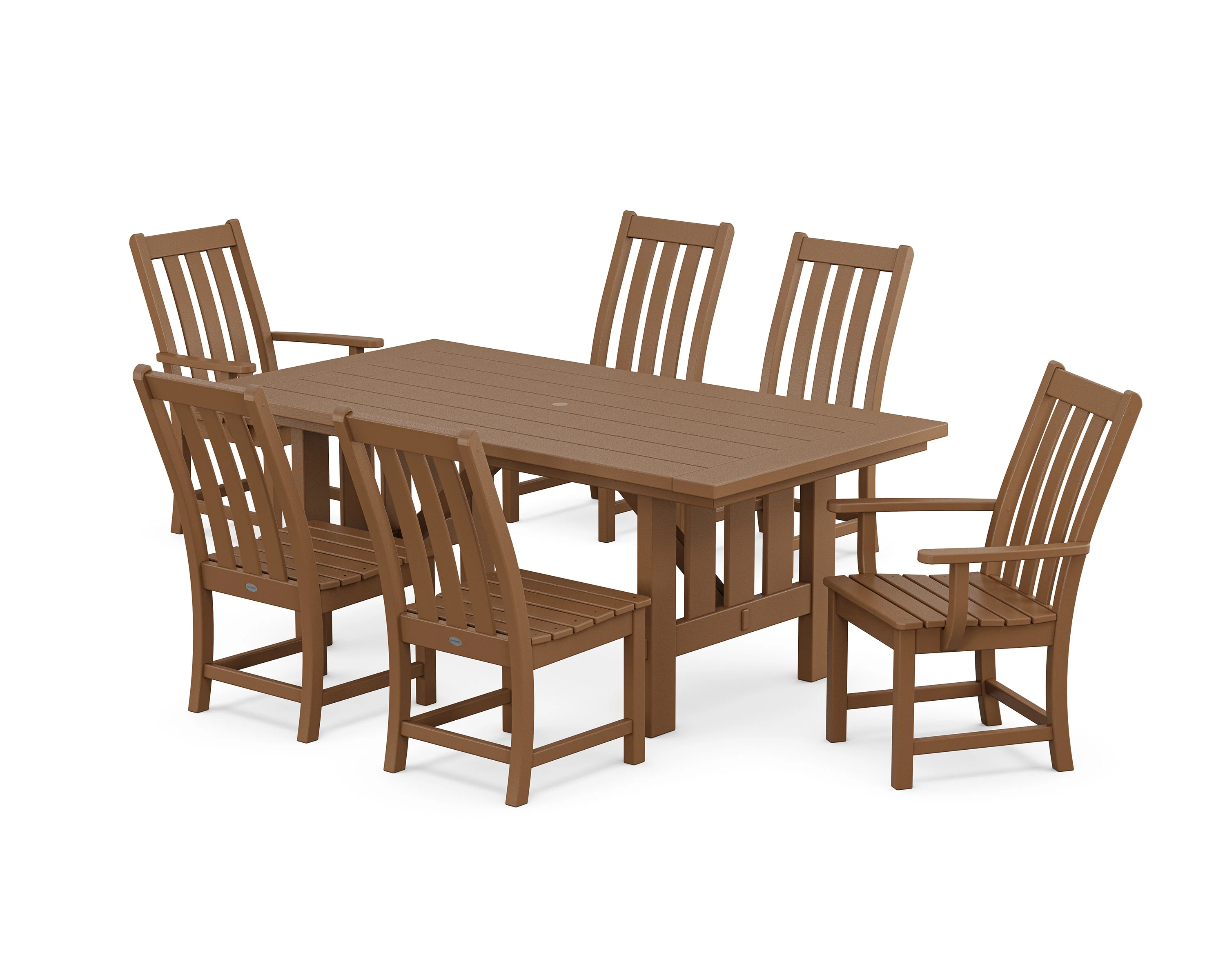 Vineyard 7-Piece Dining Set with Mission Table - Image 9