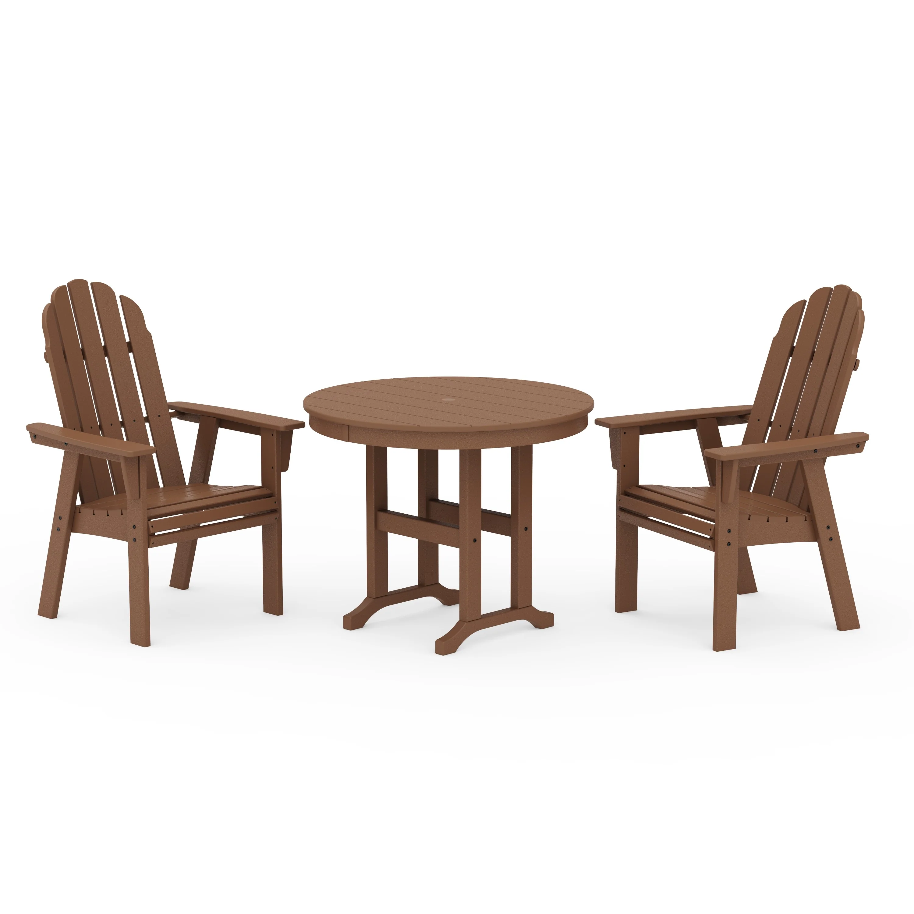 Vineyard Adirondack 3-Piece Round Dining Set - Image 11