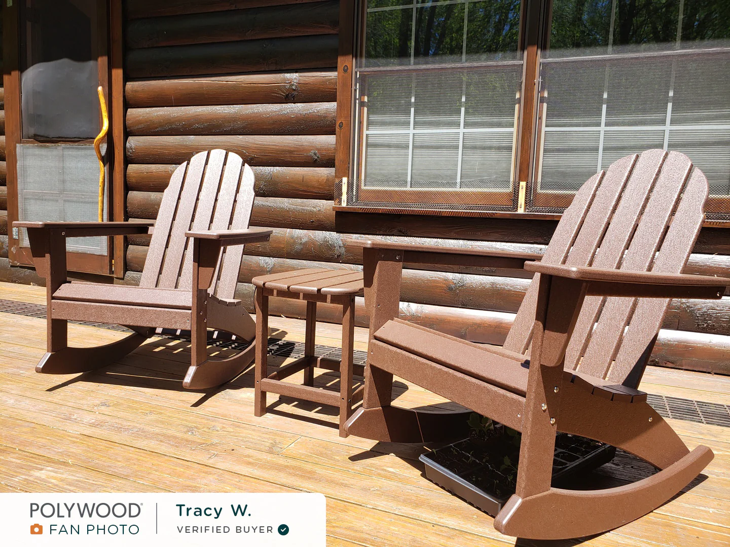 Vineyard Adirondack Rocking Chair - Image 8