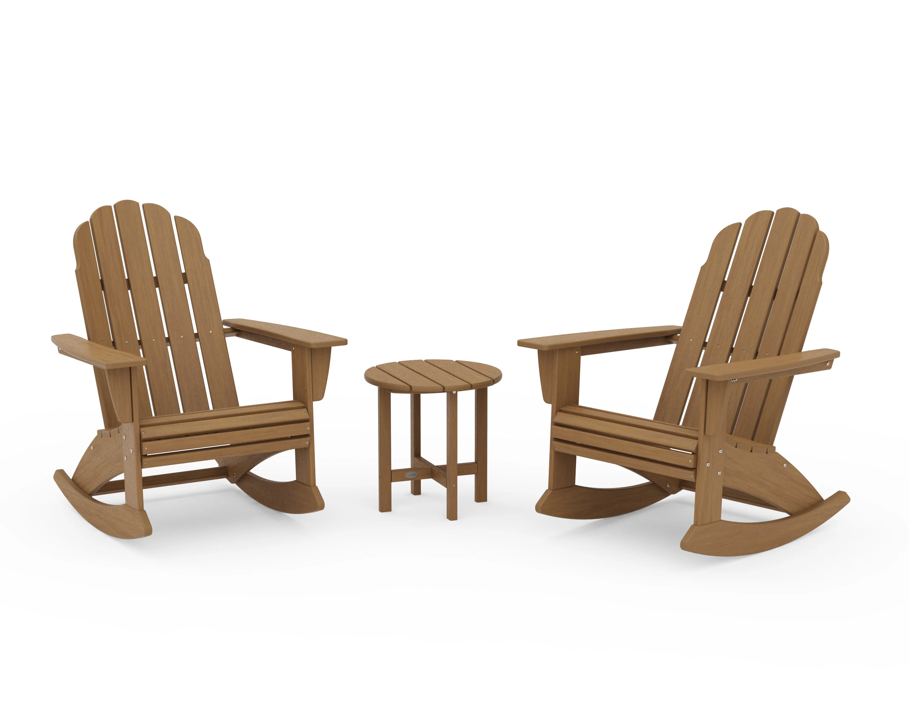 Vineyard Curveback 3-Piece Adirondack Rocking Chair Set - Image 20