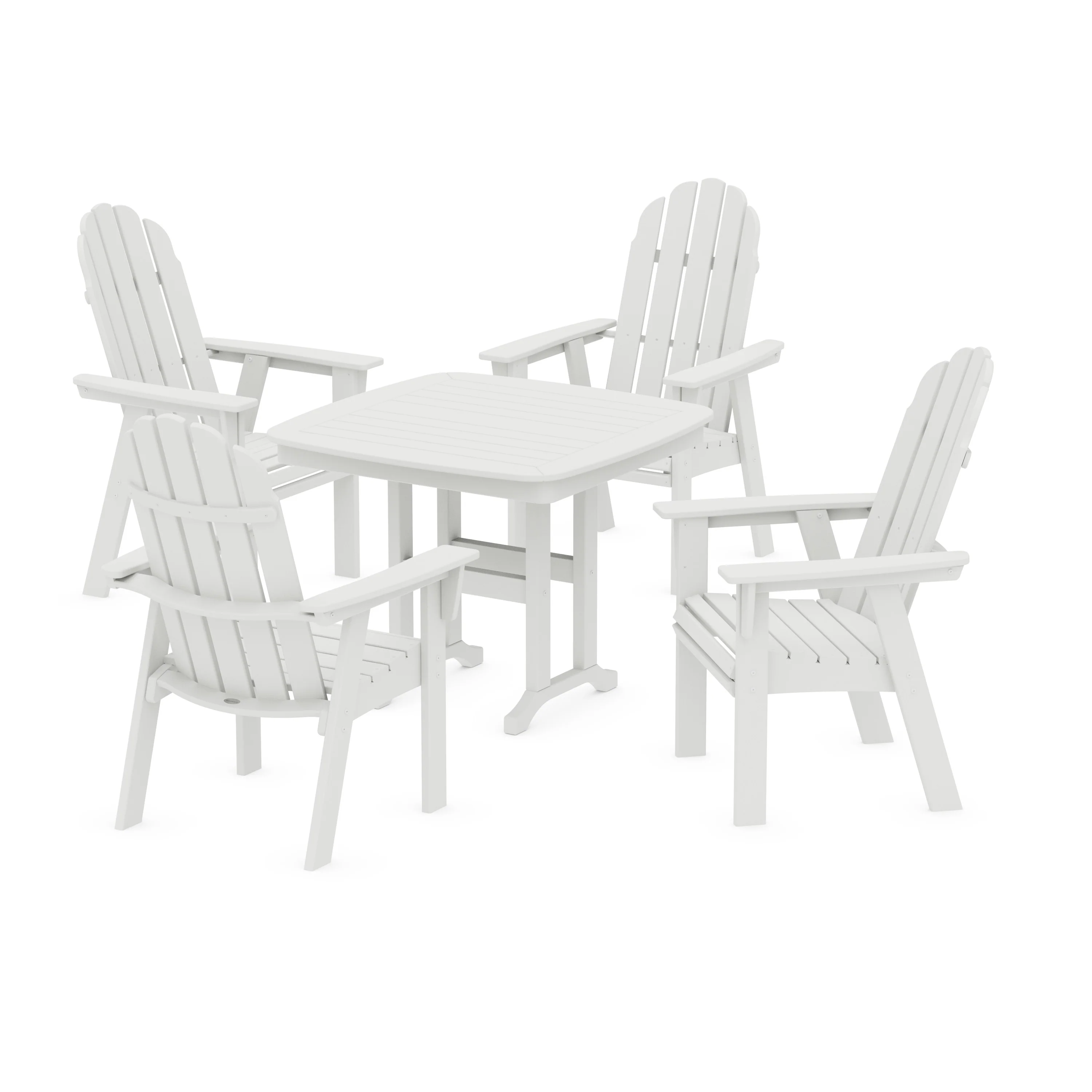 Vineyard Curveback Adirondack 5-Piece Dining Set - Image 13