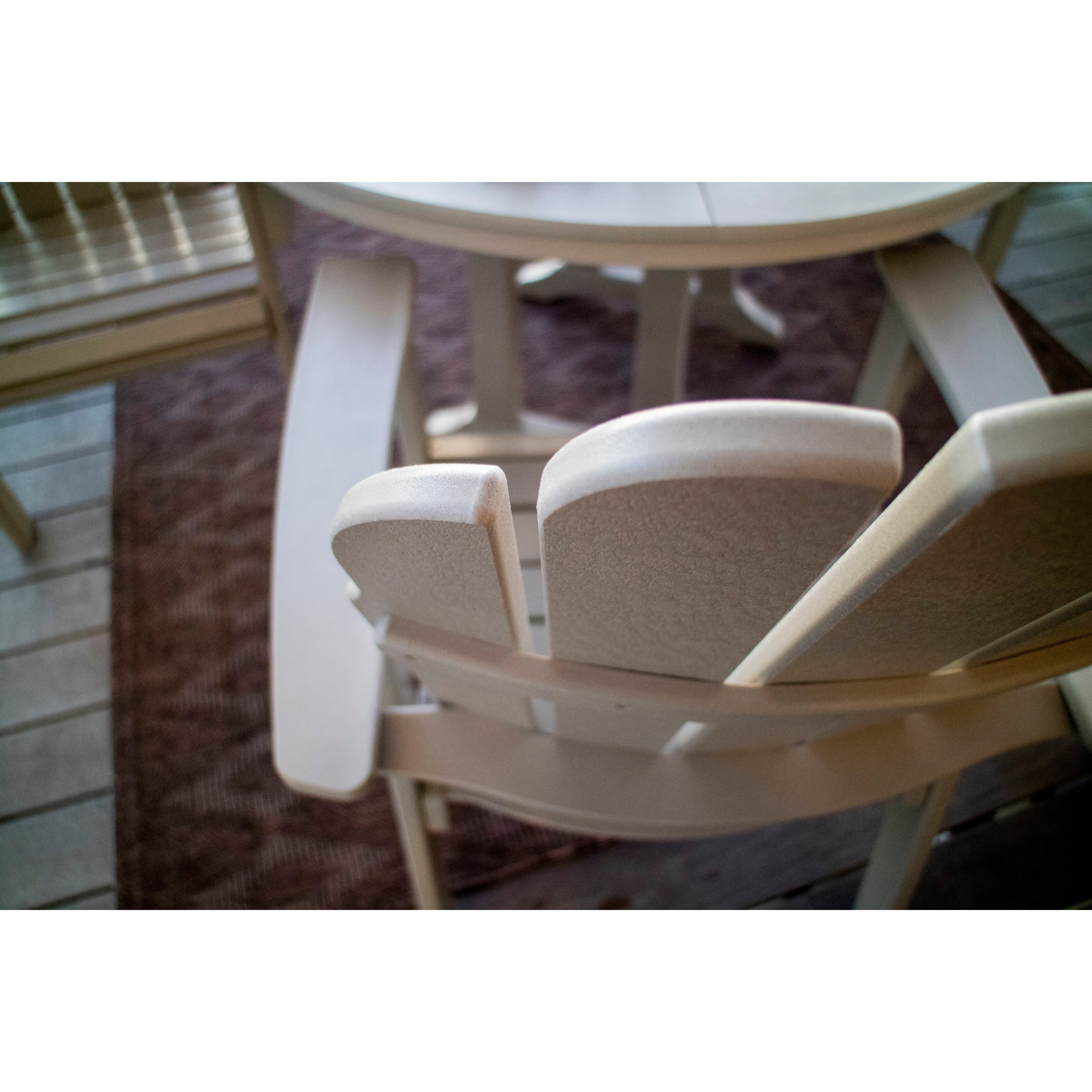 Vineyard Curveback Adirondack 5-Piece Nautical Trestle Dining Set - Image 11