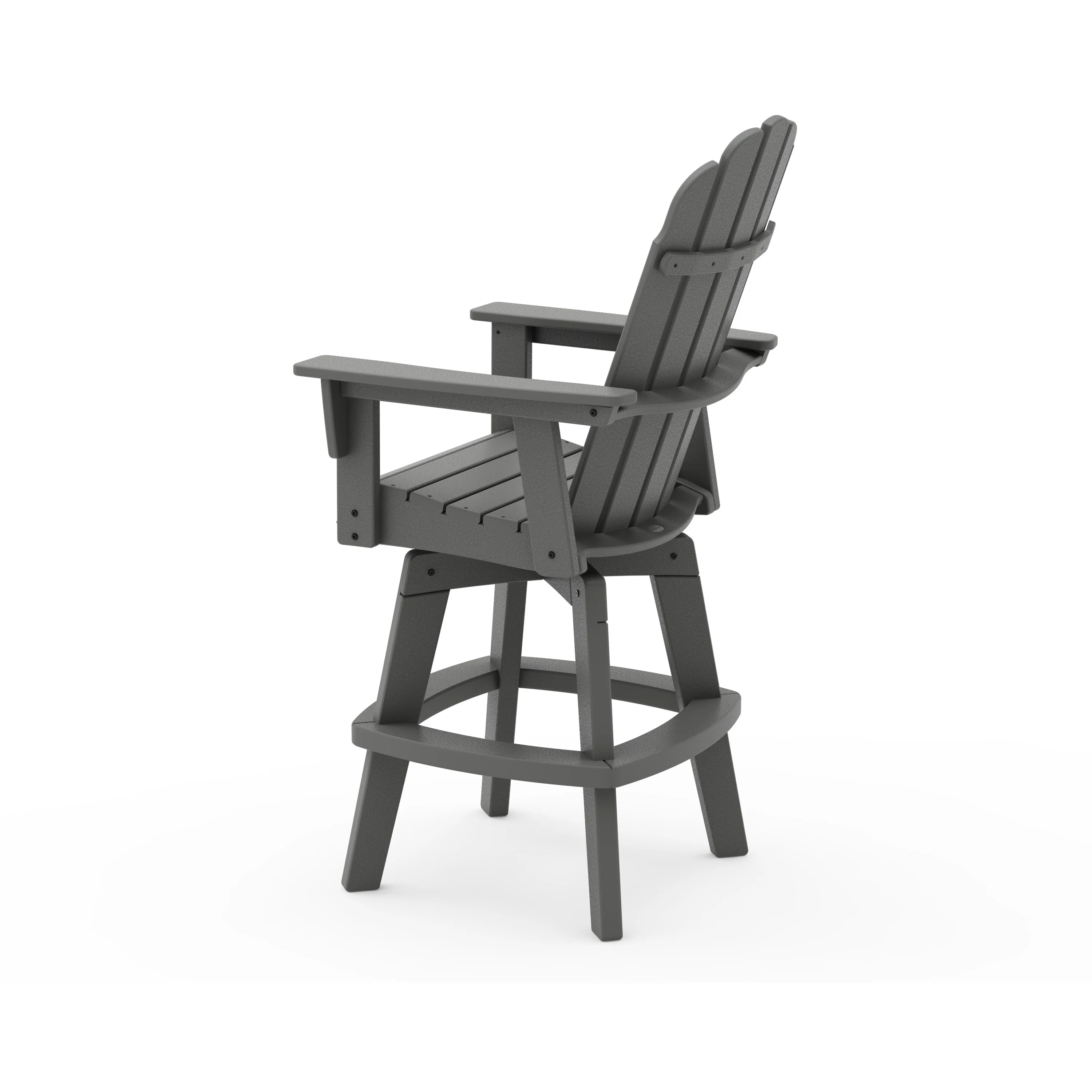 Vineyard Curveback Adirondack Swivel Bar Chair - Image 2
