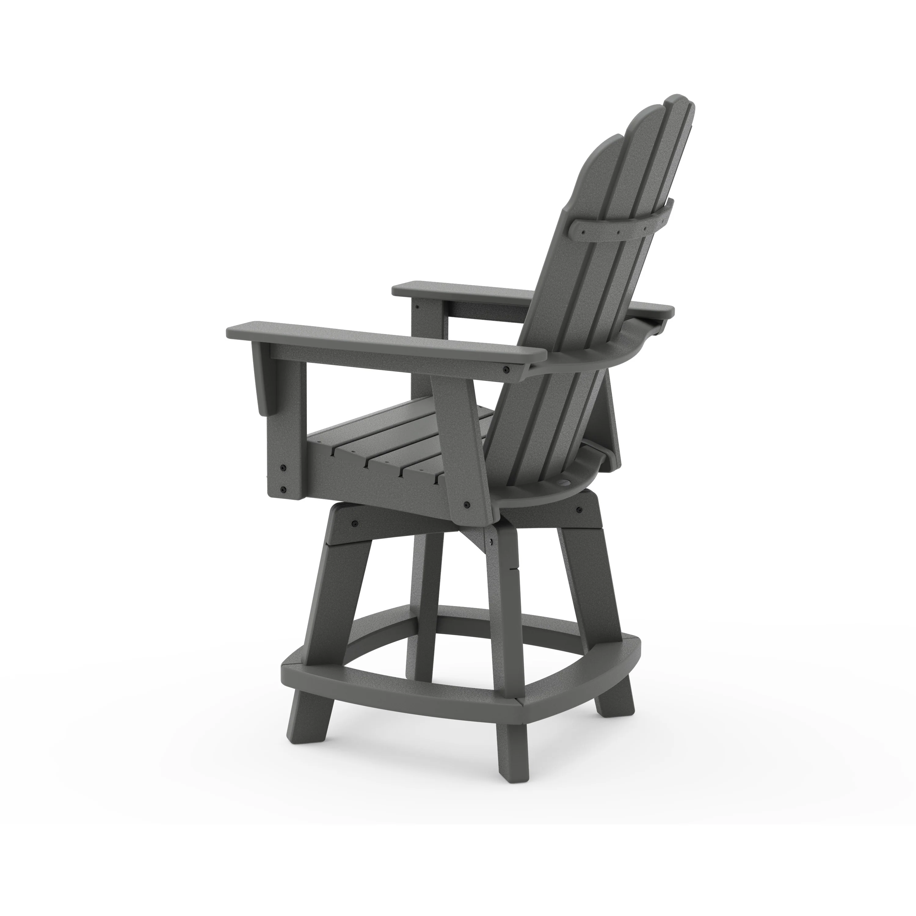 Vineyard Curveback Adirondack Swivel Counter Chair - Image 2