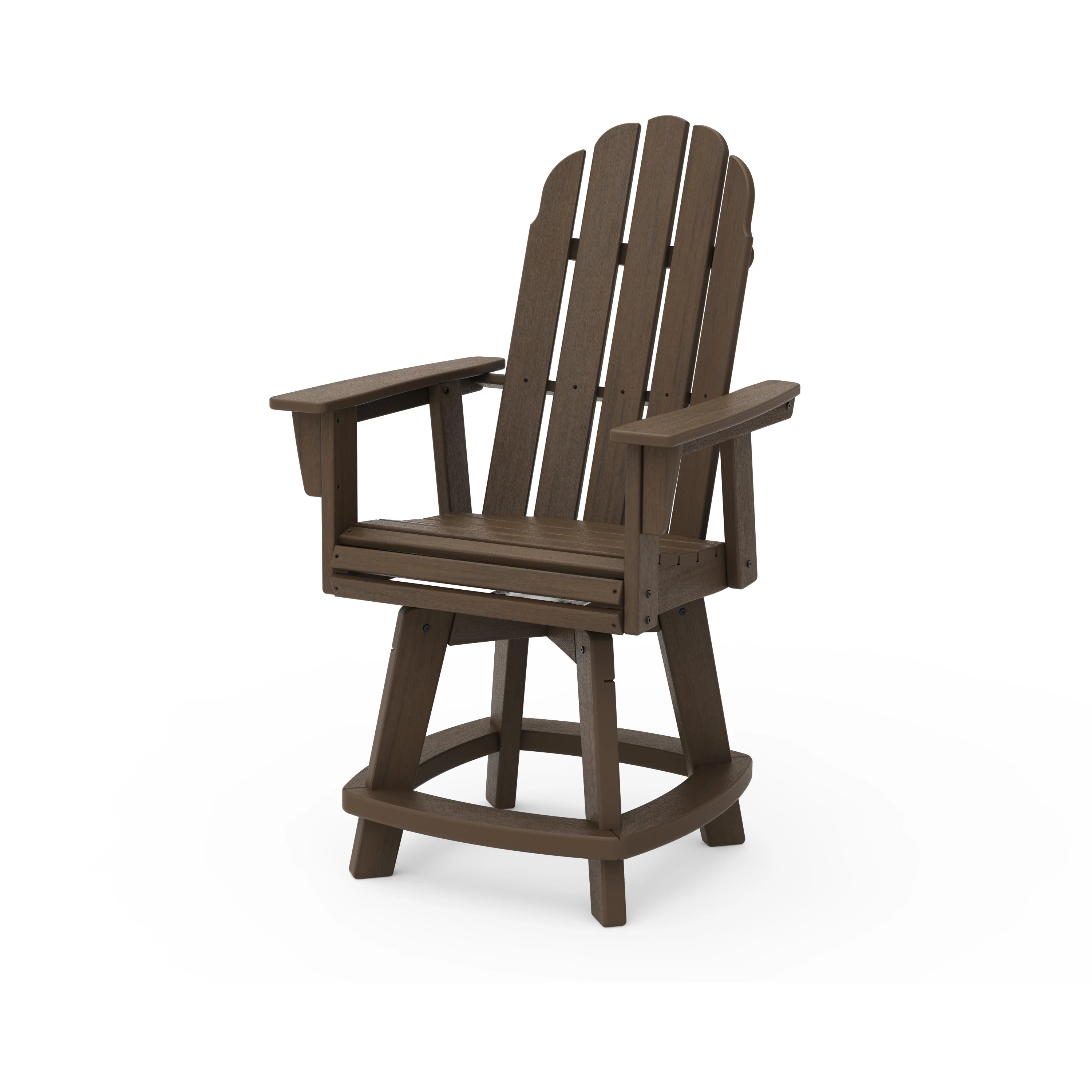 Vineyard Curveback Adirondack Swivel Counter Chair - Image 7