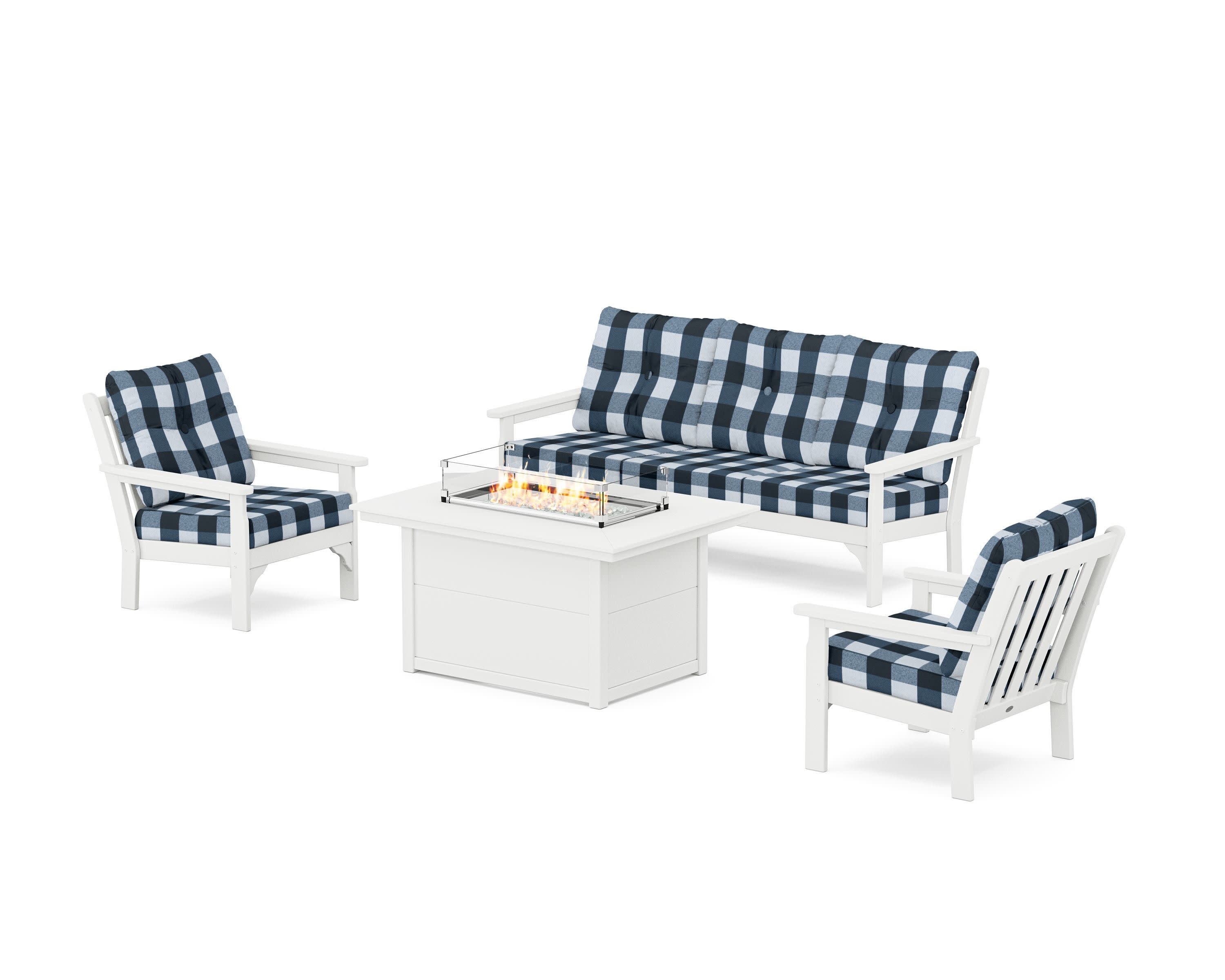 Vineyard Deep Seating Fire Pit Table Set - Image 113