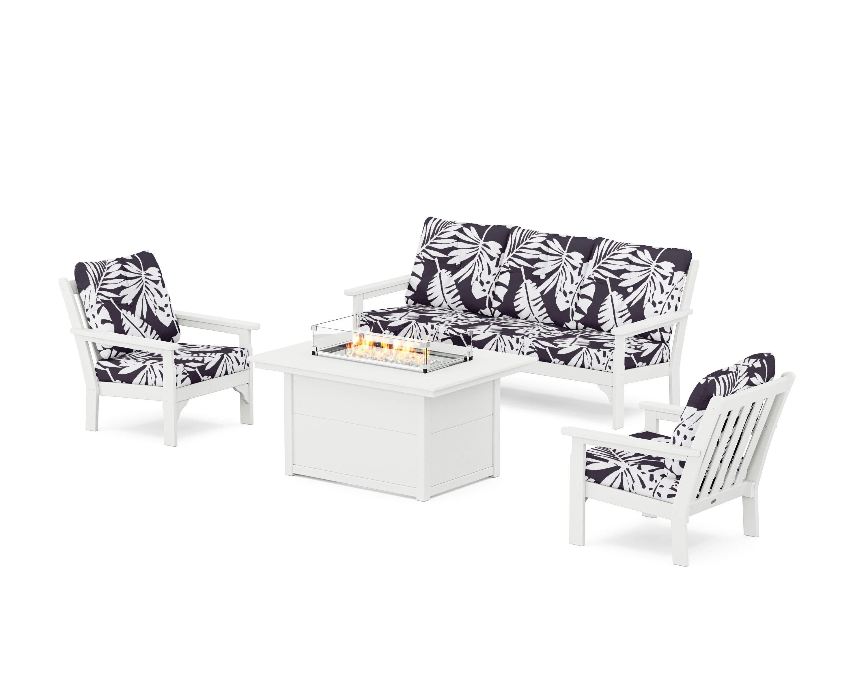 Vineyard Deep Seating Fire Pit Table Set - Image 117