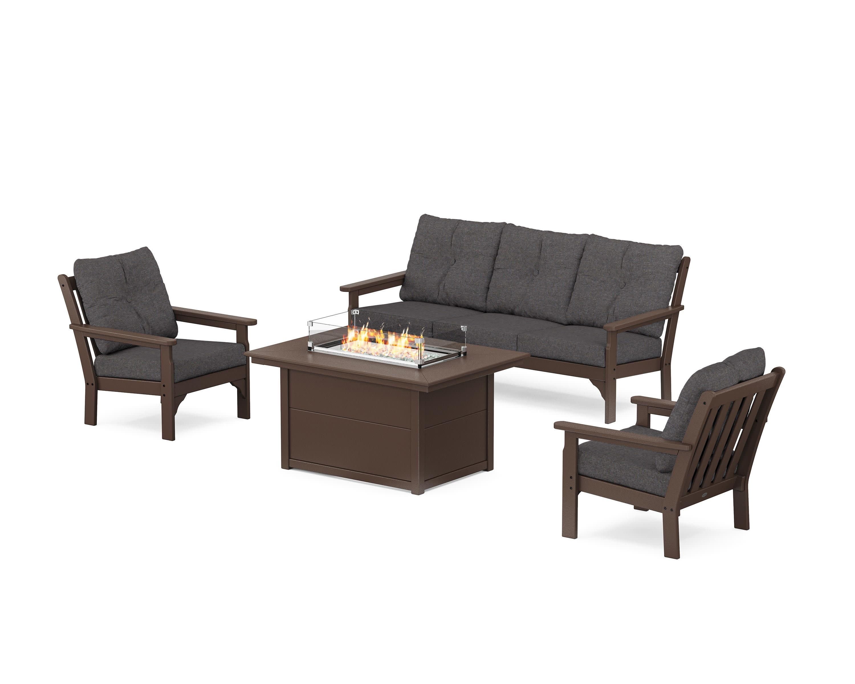 Vineyard Deep Seating Fire Pit Table Set - Image 122