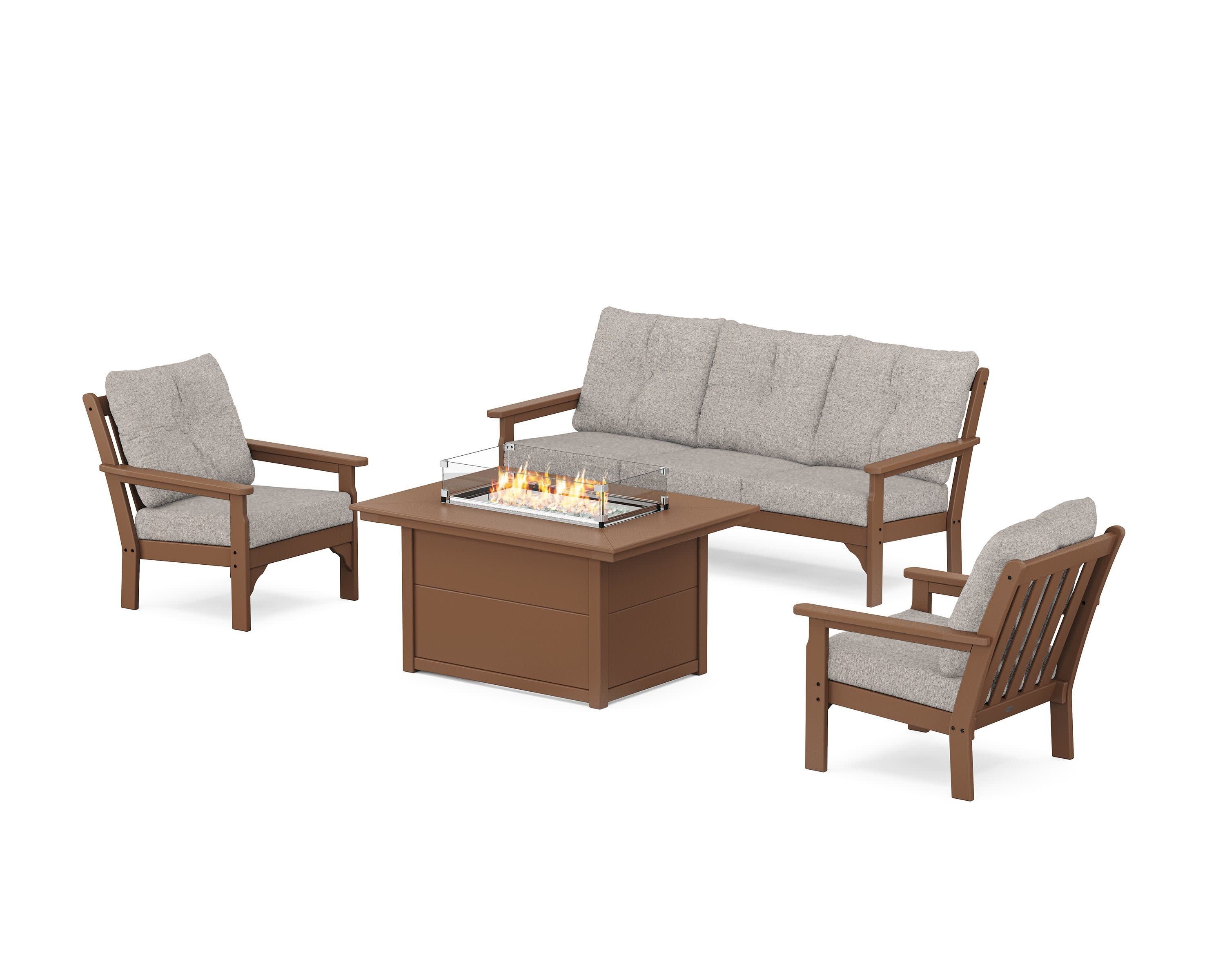 Vineyard Deep Seating Fire Pit Table Set - Image 129