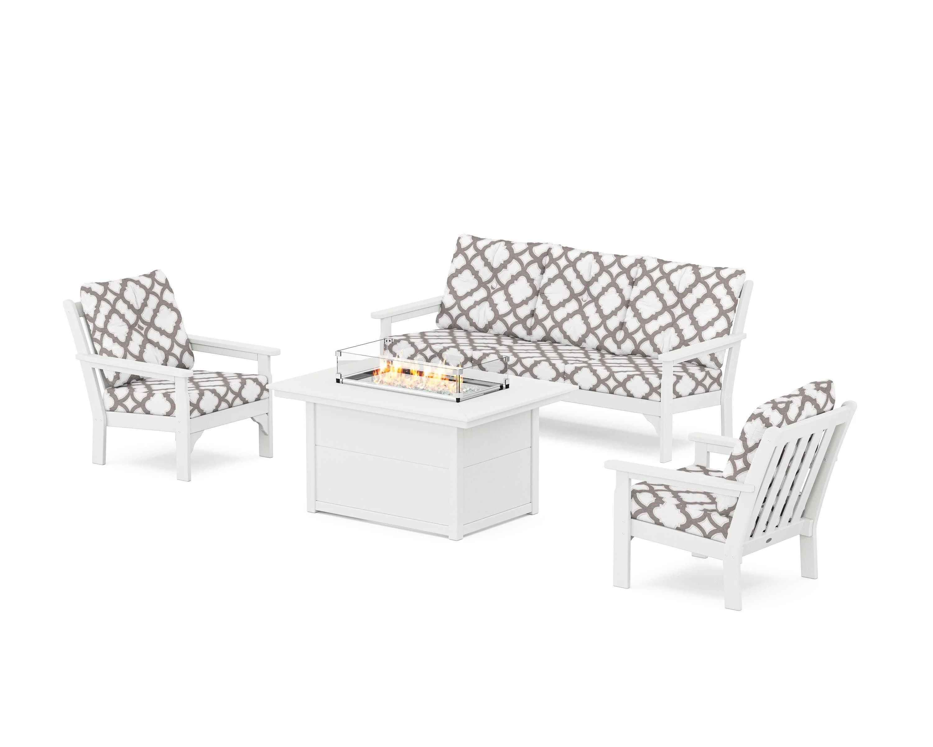 Vineyard Deep Seating Fire Pit Table Set - Image 130