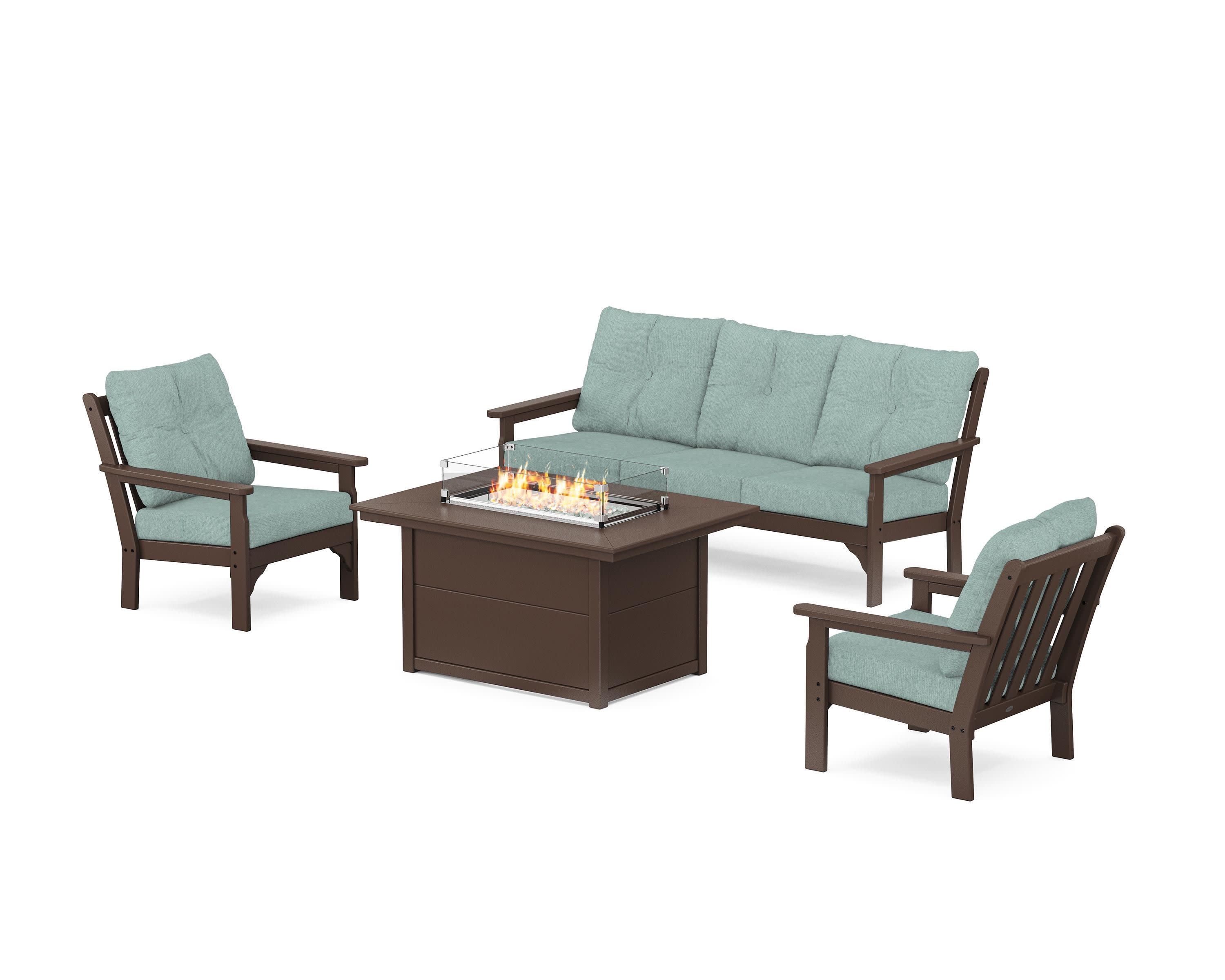 Vineyard Deep Seating Fire Pit Table Set - Image 135