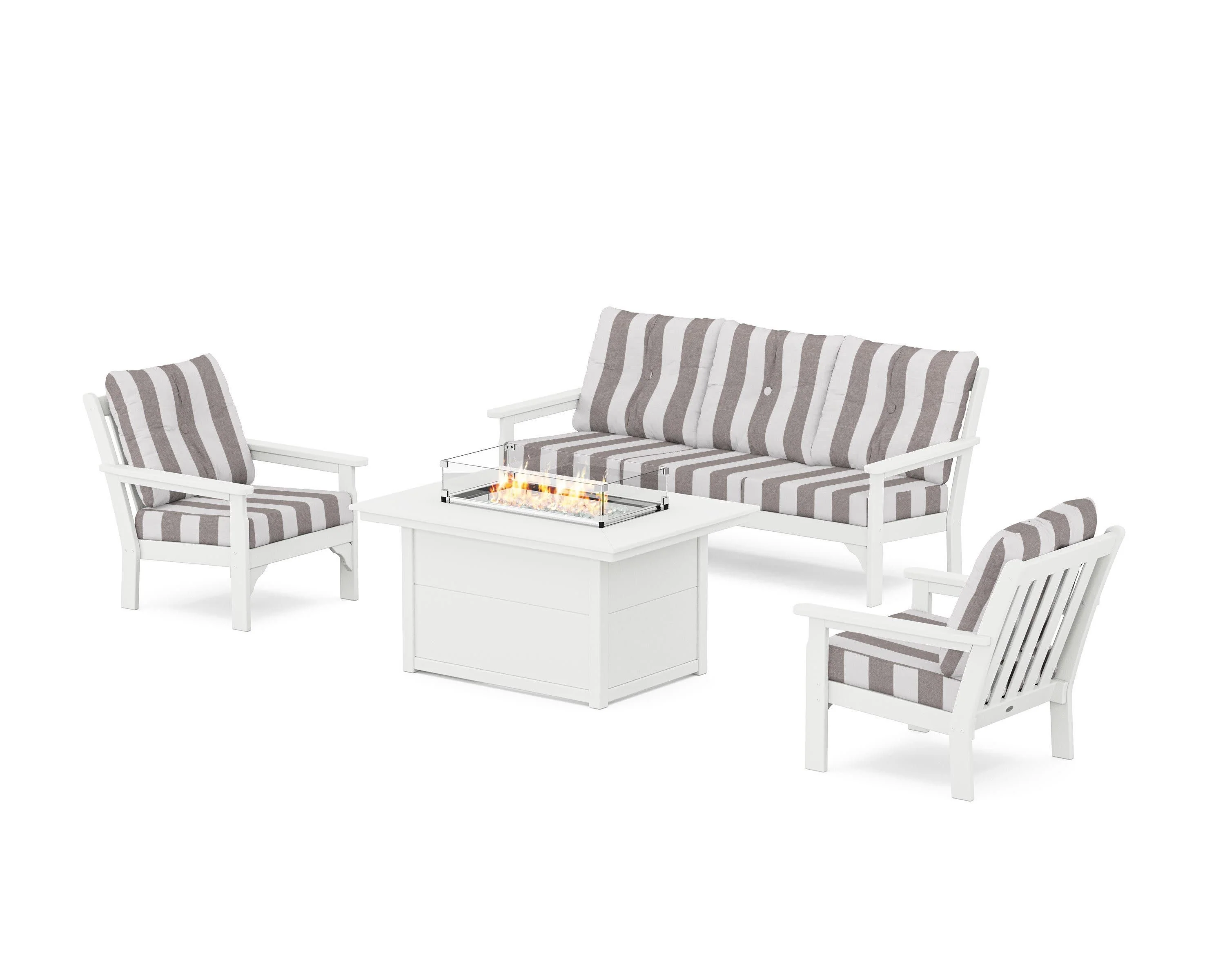 Vineyard Deep Seating Fire Pit Table Set - Image 138