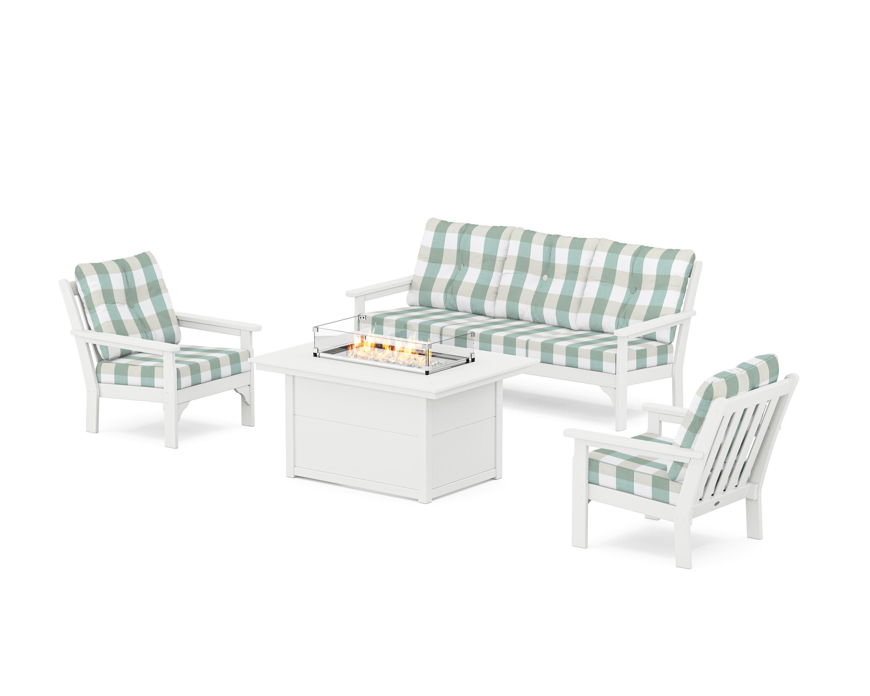 Vineyard Deep Seating Fire Pit Table Set - Image 143