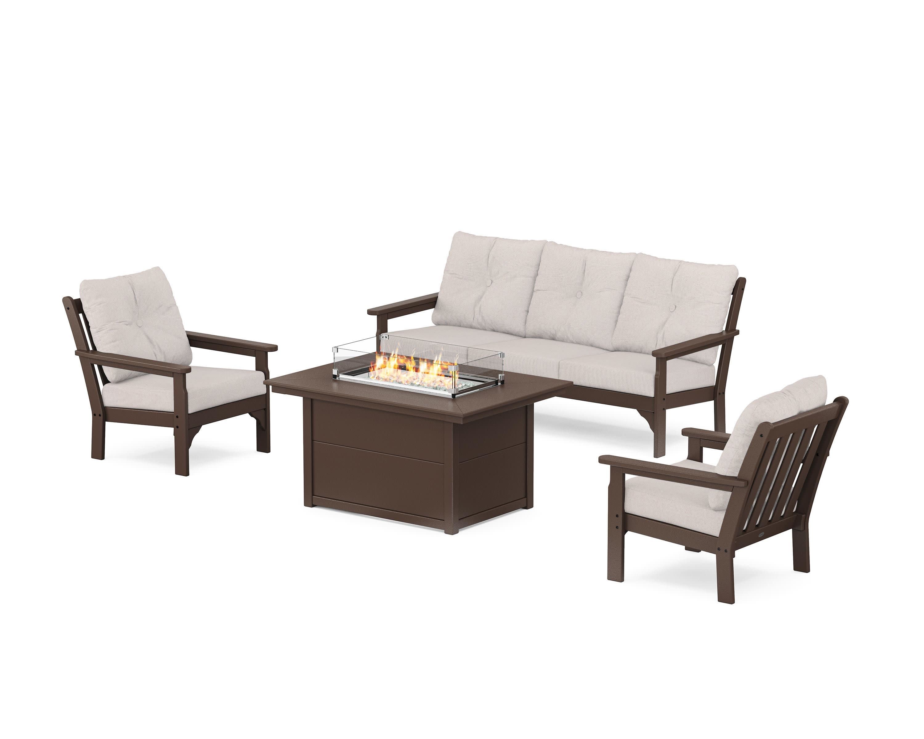 Vineyard Deep Seating Fire Pit Table Set - Image 148