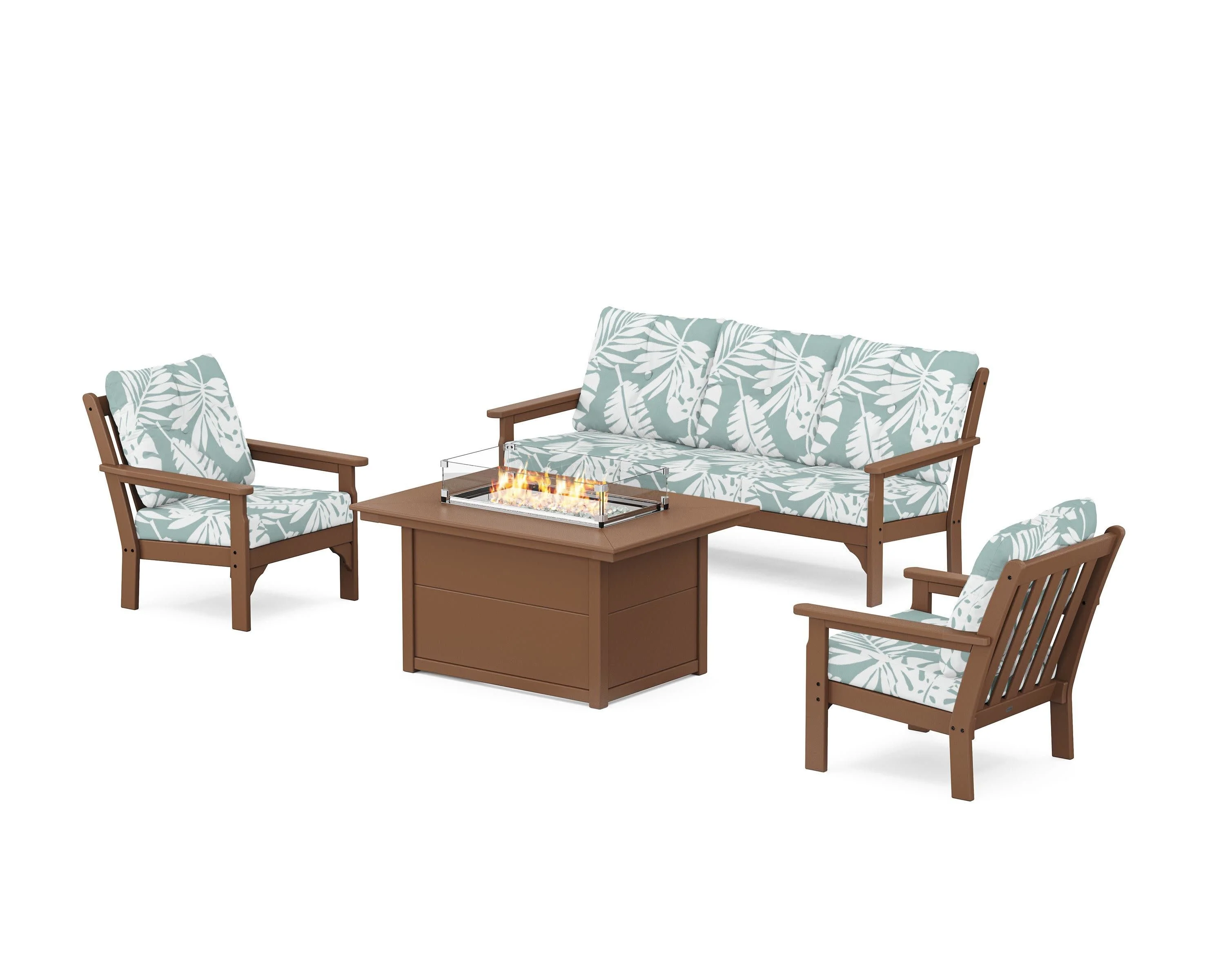 Vineyard Deep Seating Fire Pit Table Set - Image 154