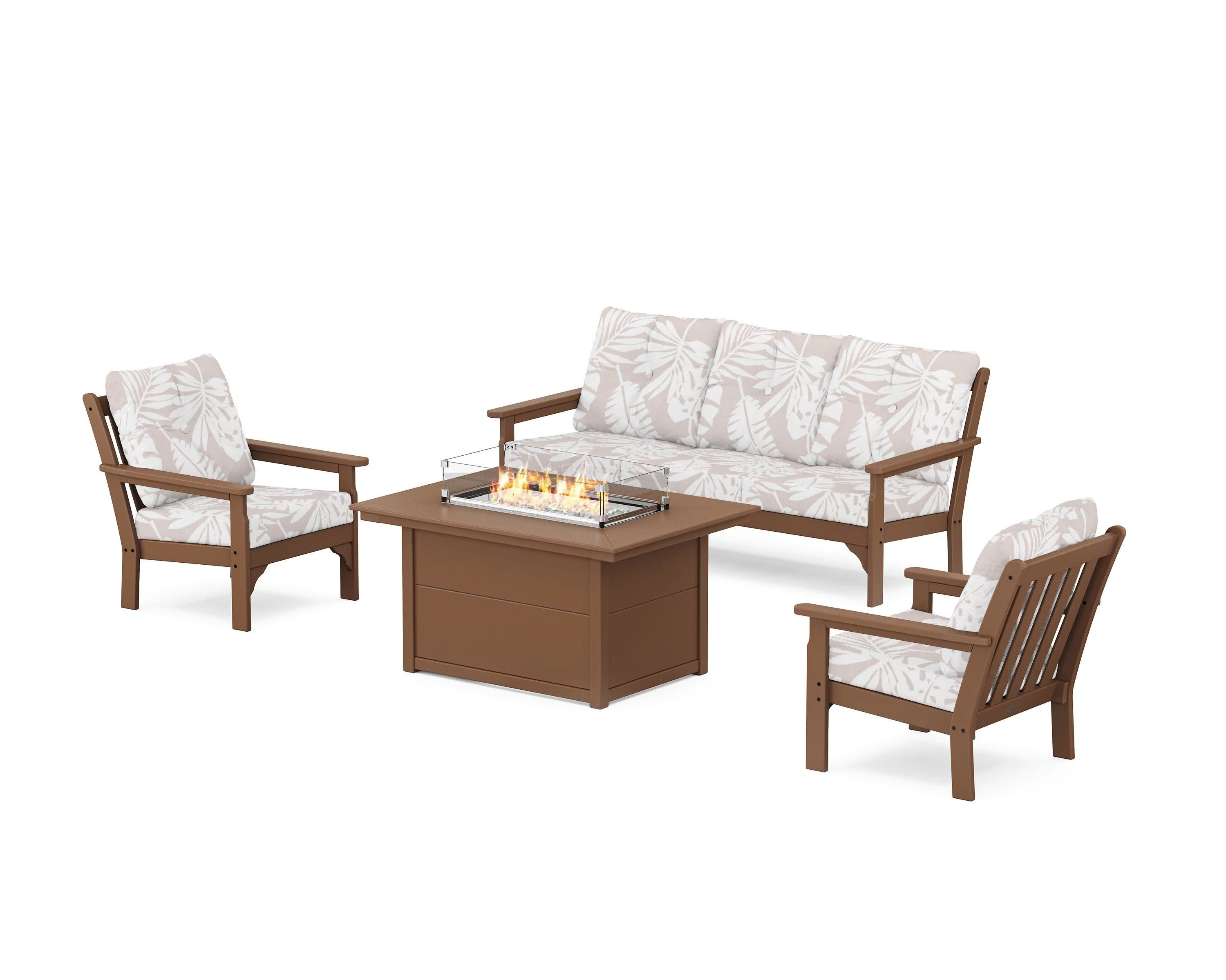 Vineyard Deep Seating Fire Pit Table Set - Image 161