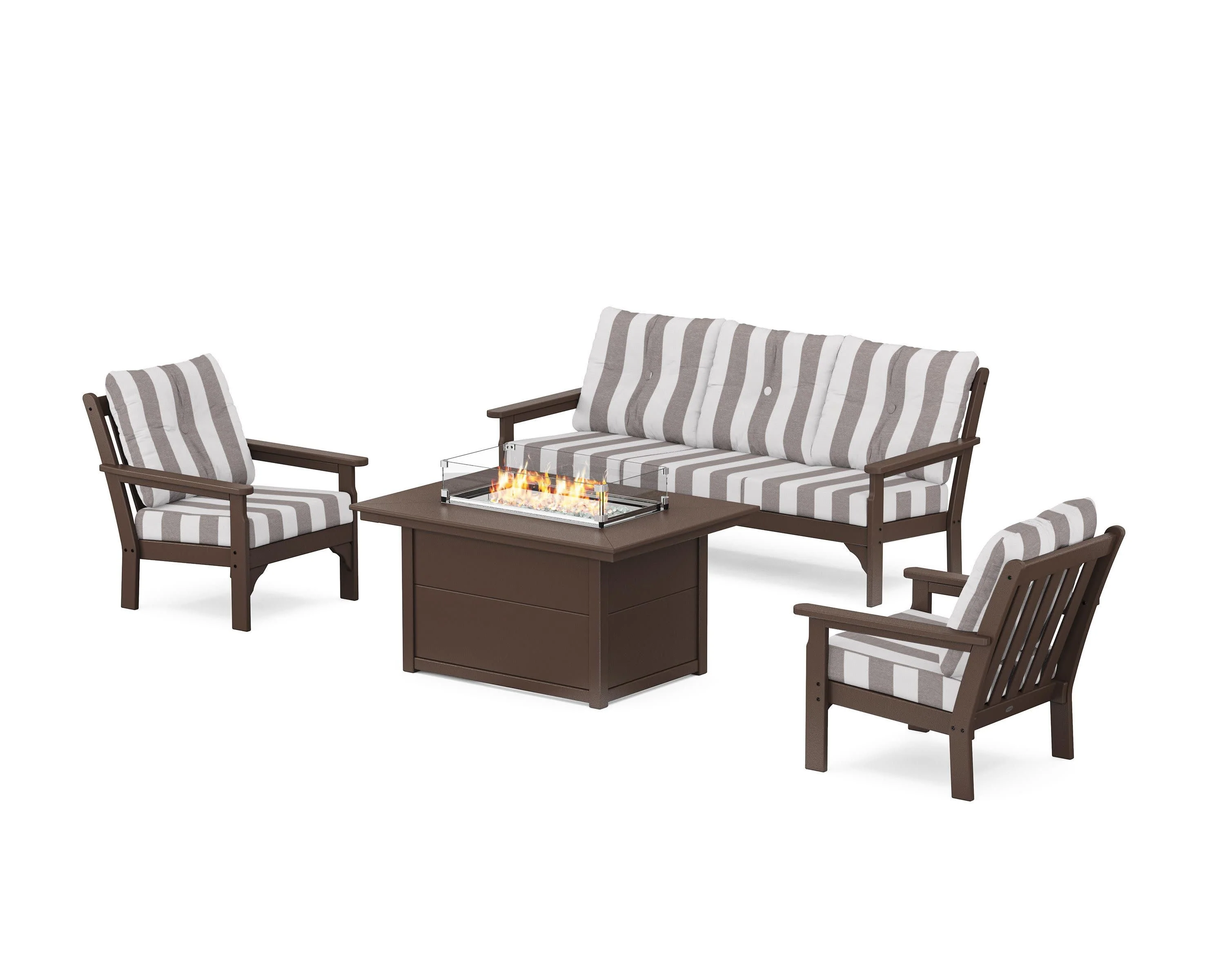 Vineyard Deep Seating Fire Pit Table Set - Image 165