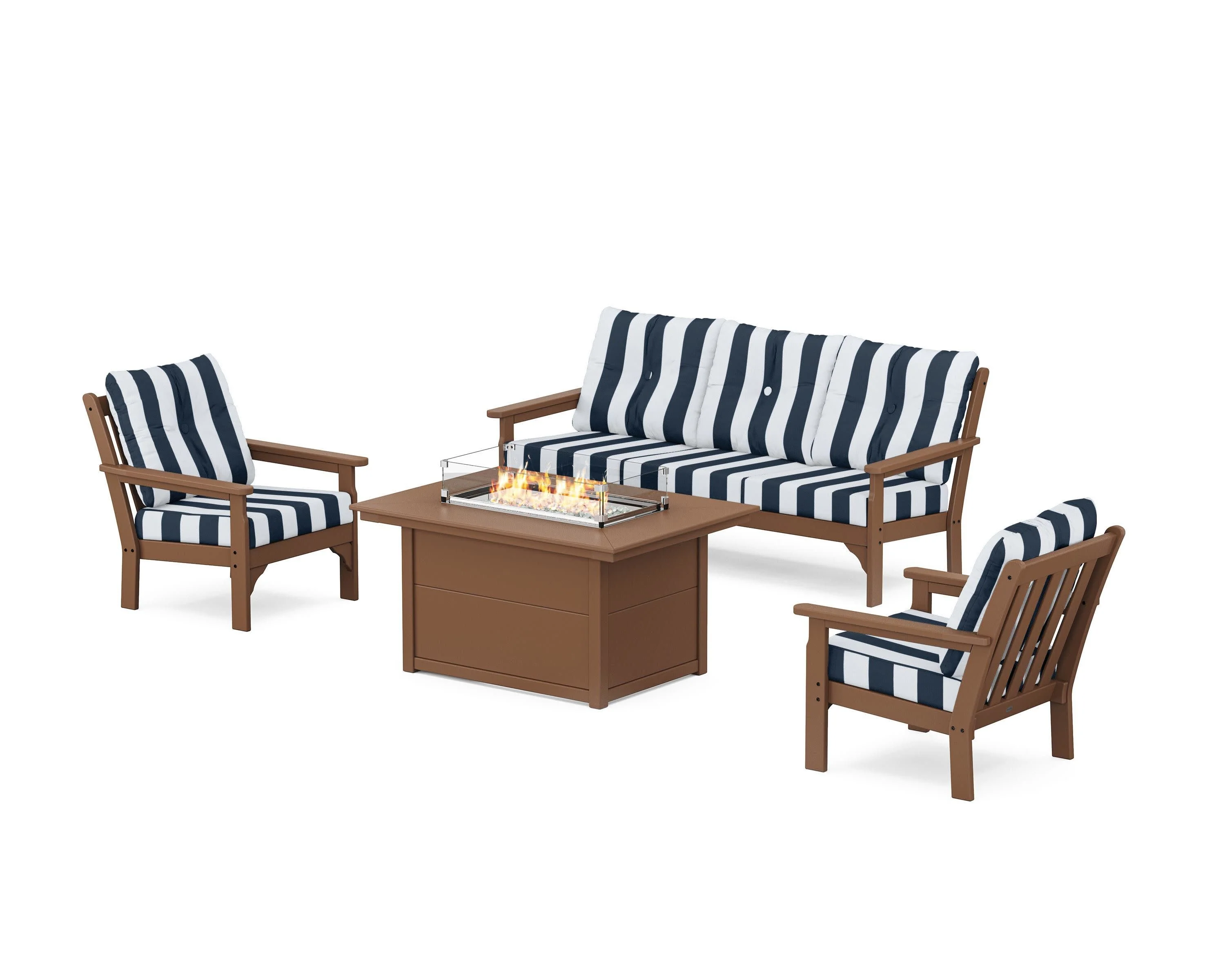 Vineyard Deep Seating Fire Pit Table Set - Image 171