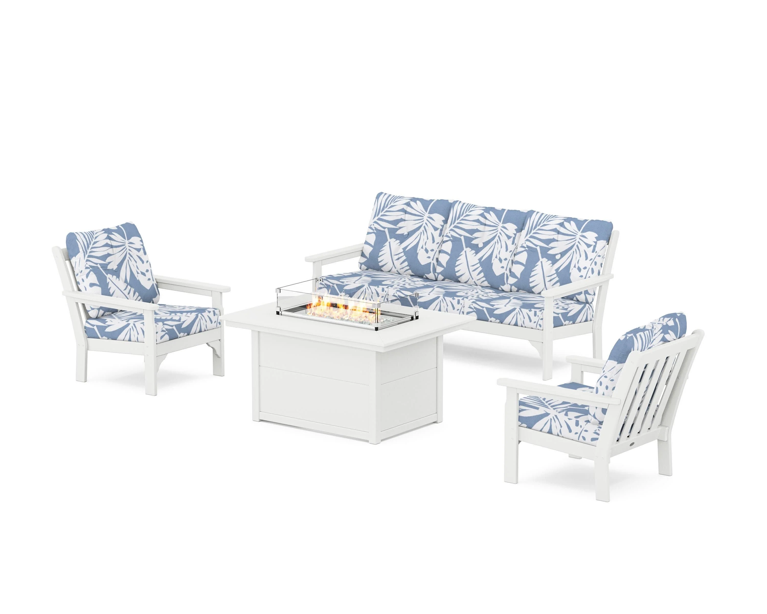 Vineyard Deep Seating Fire Pit Table Set - Image 176