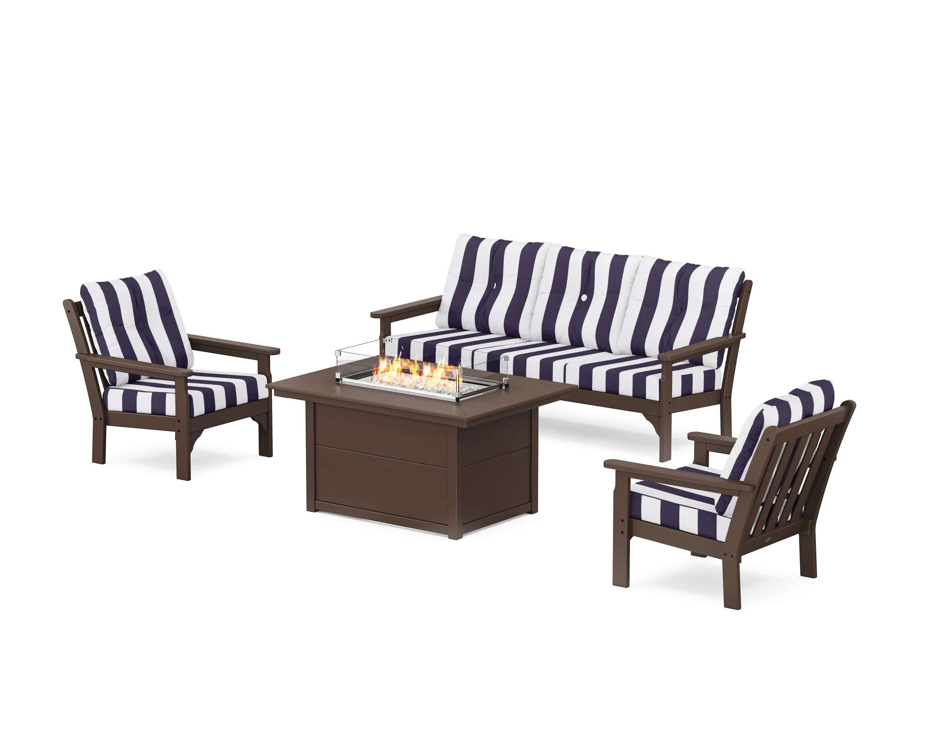 Vineyard Deep Seating Fire Pit Table Set - Image 184