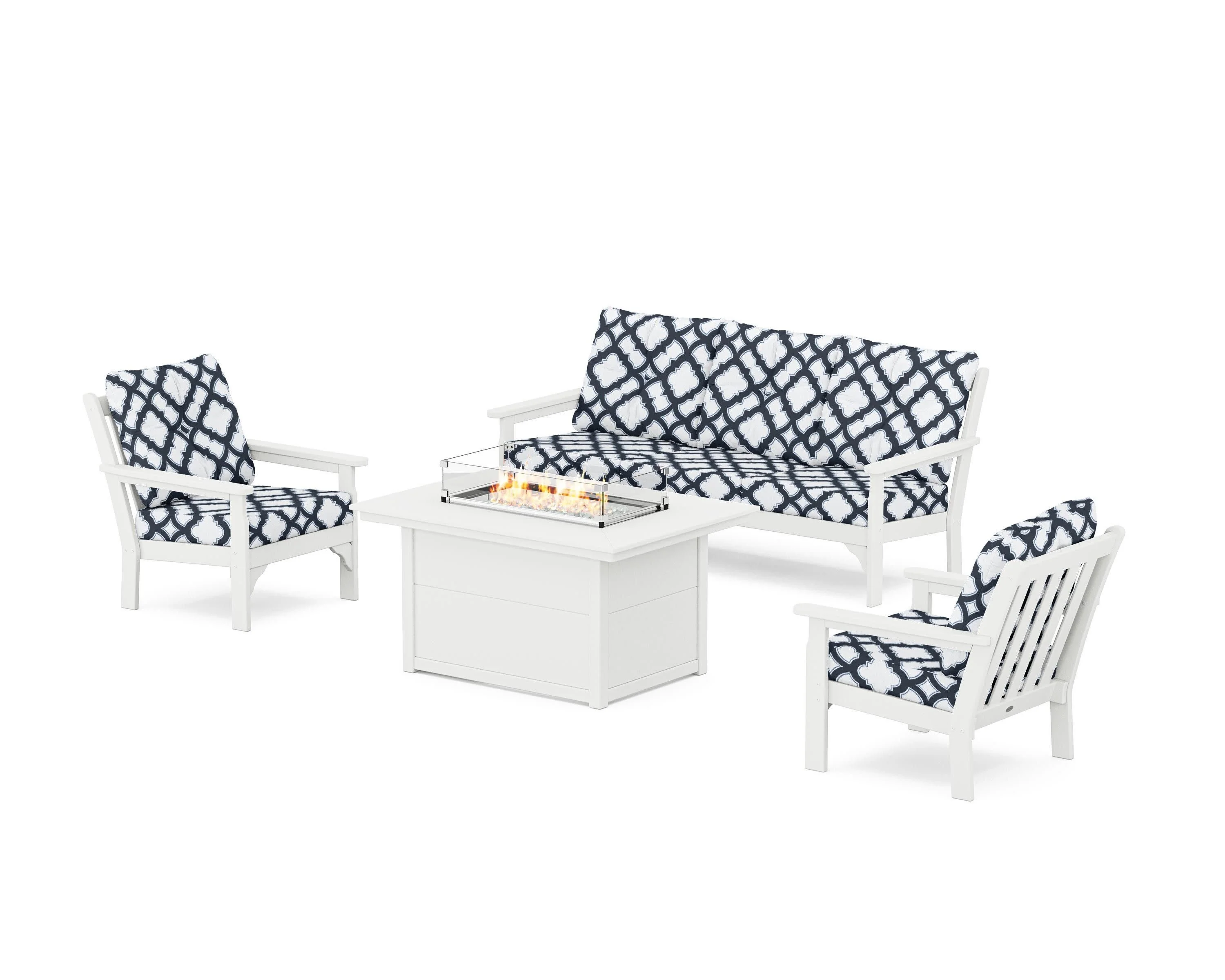 Vineyard Deep Seating Fire Pit Table Set - Image 199