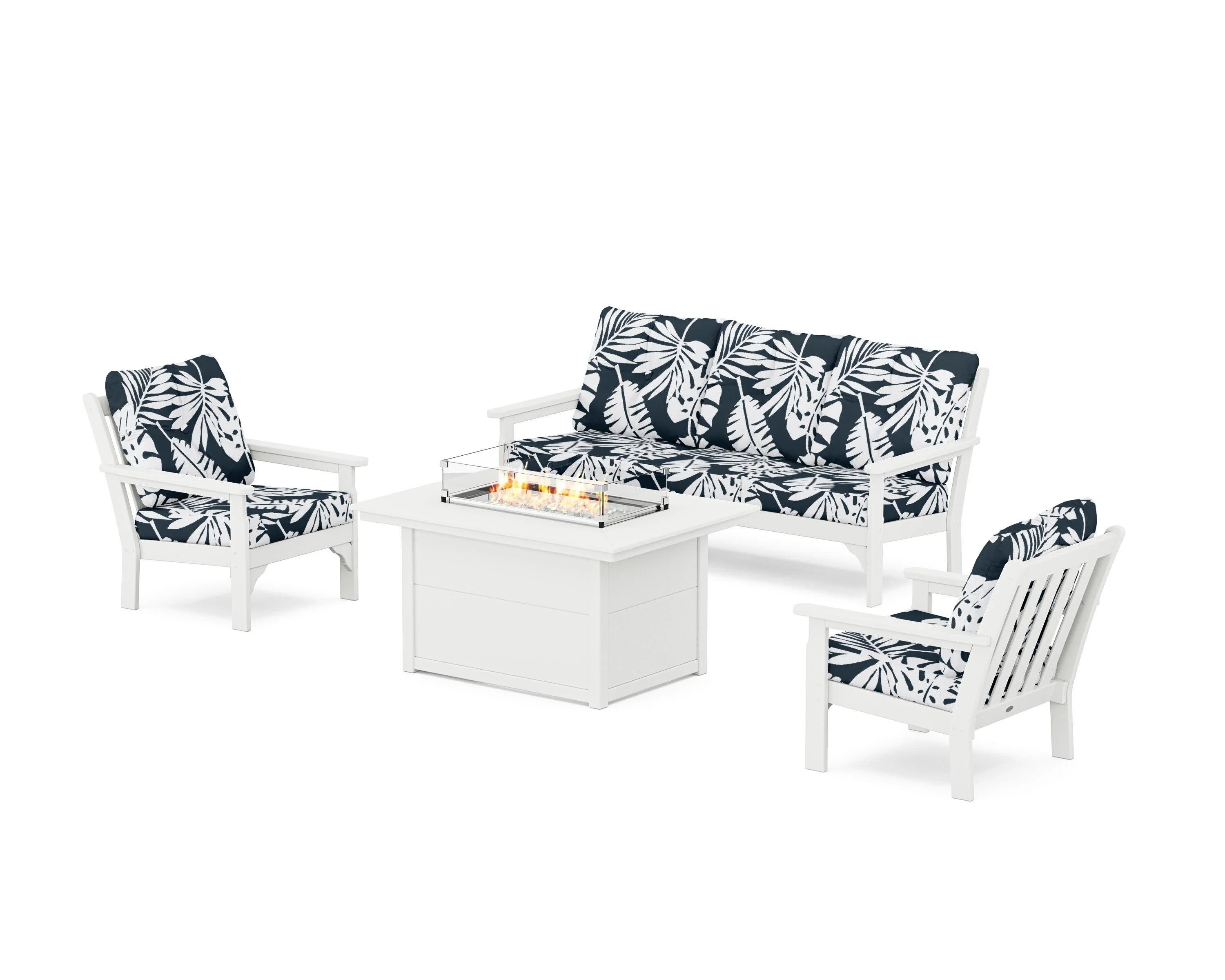 Vineyard Deep Seating Fire Pit Table Set - Image 23