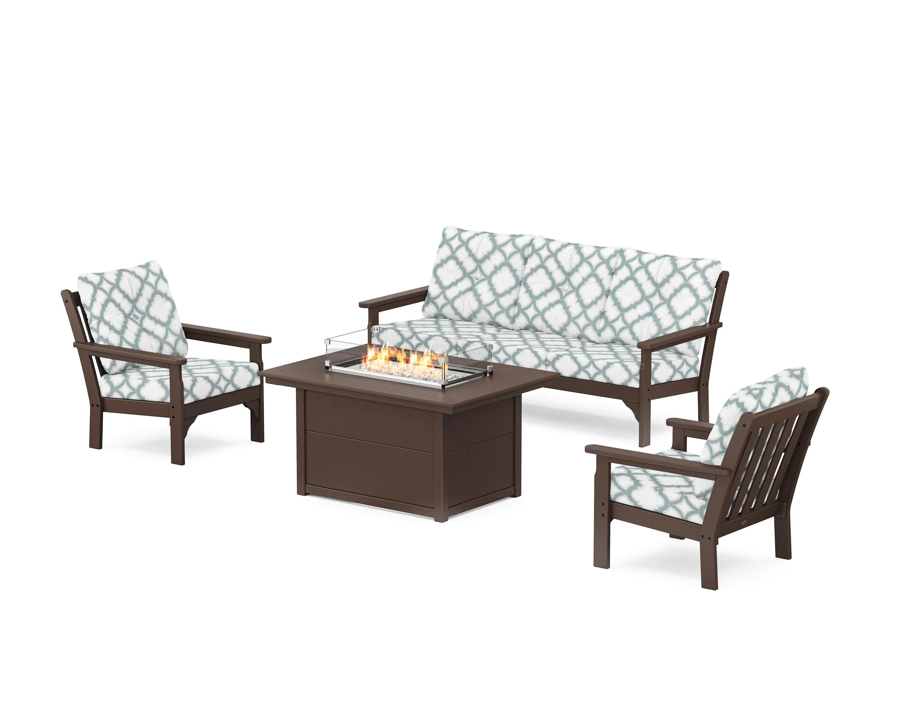 Vineyard Deep Seating Fire Pit Table Set - Image 27