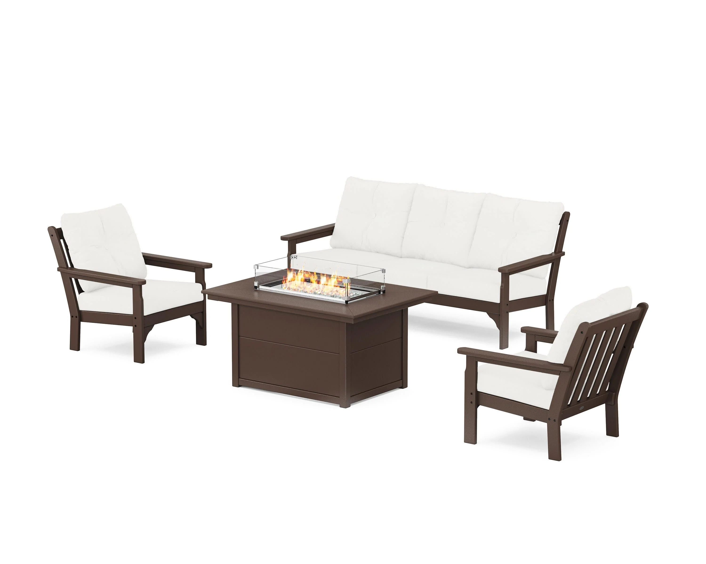 Vineyard Deep Seating Fire Pit Table Set - Image 28