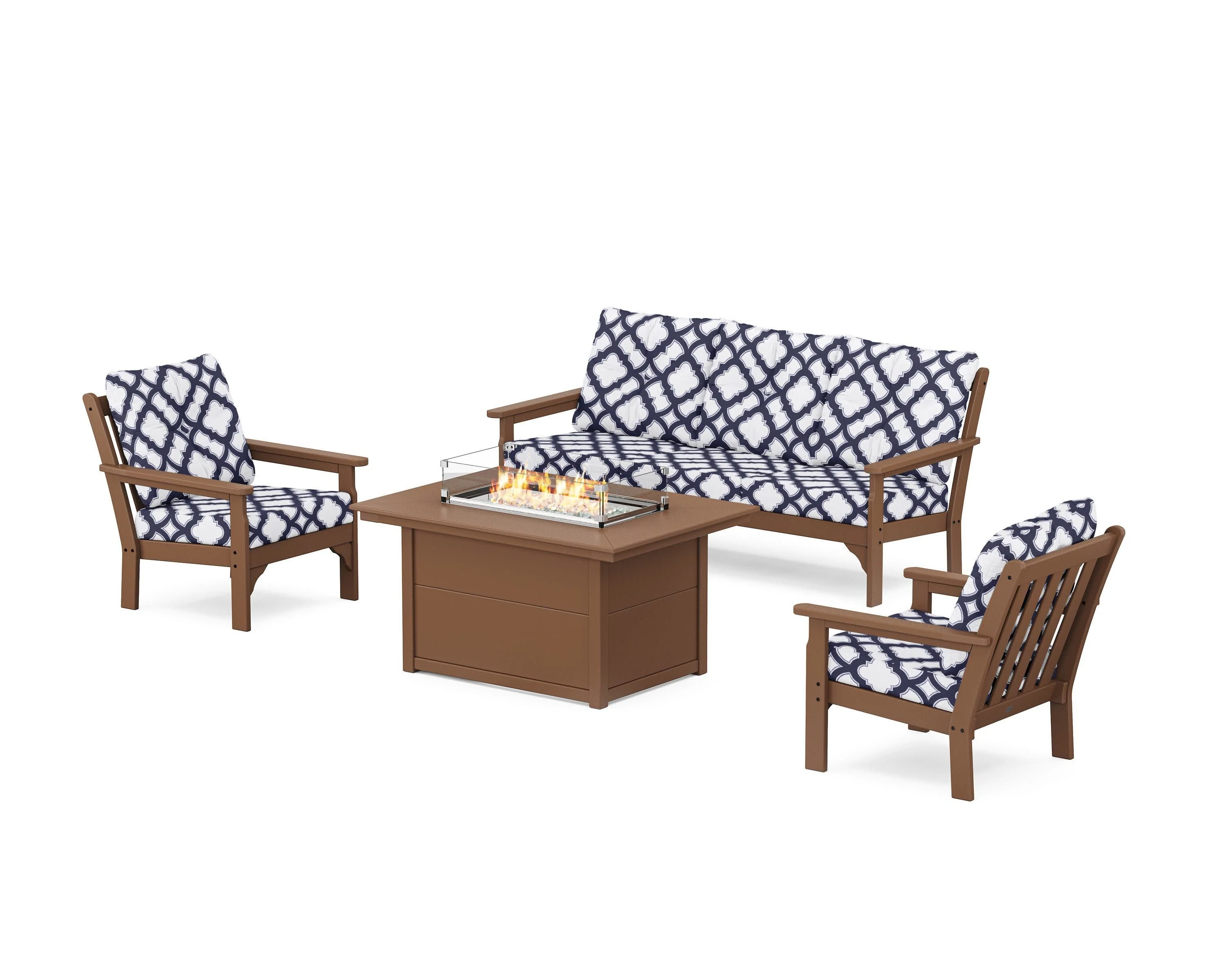 Vineyard Deep Seating Fire Pit Table Set - Image 31