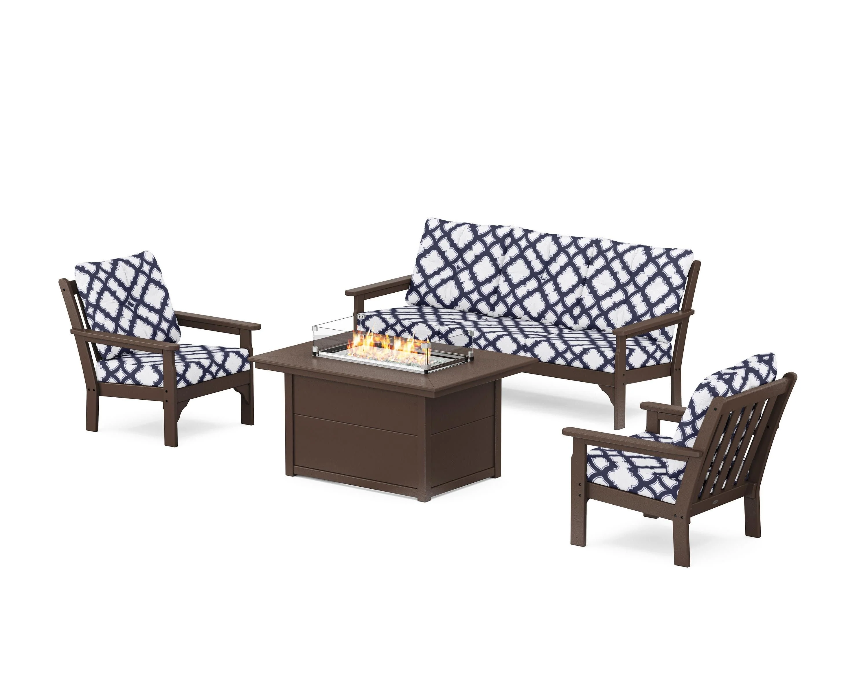 Vineyard Deep Seating Fire Pit Table Set - Image 32