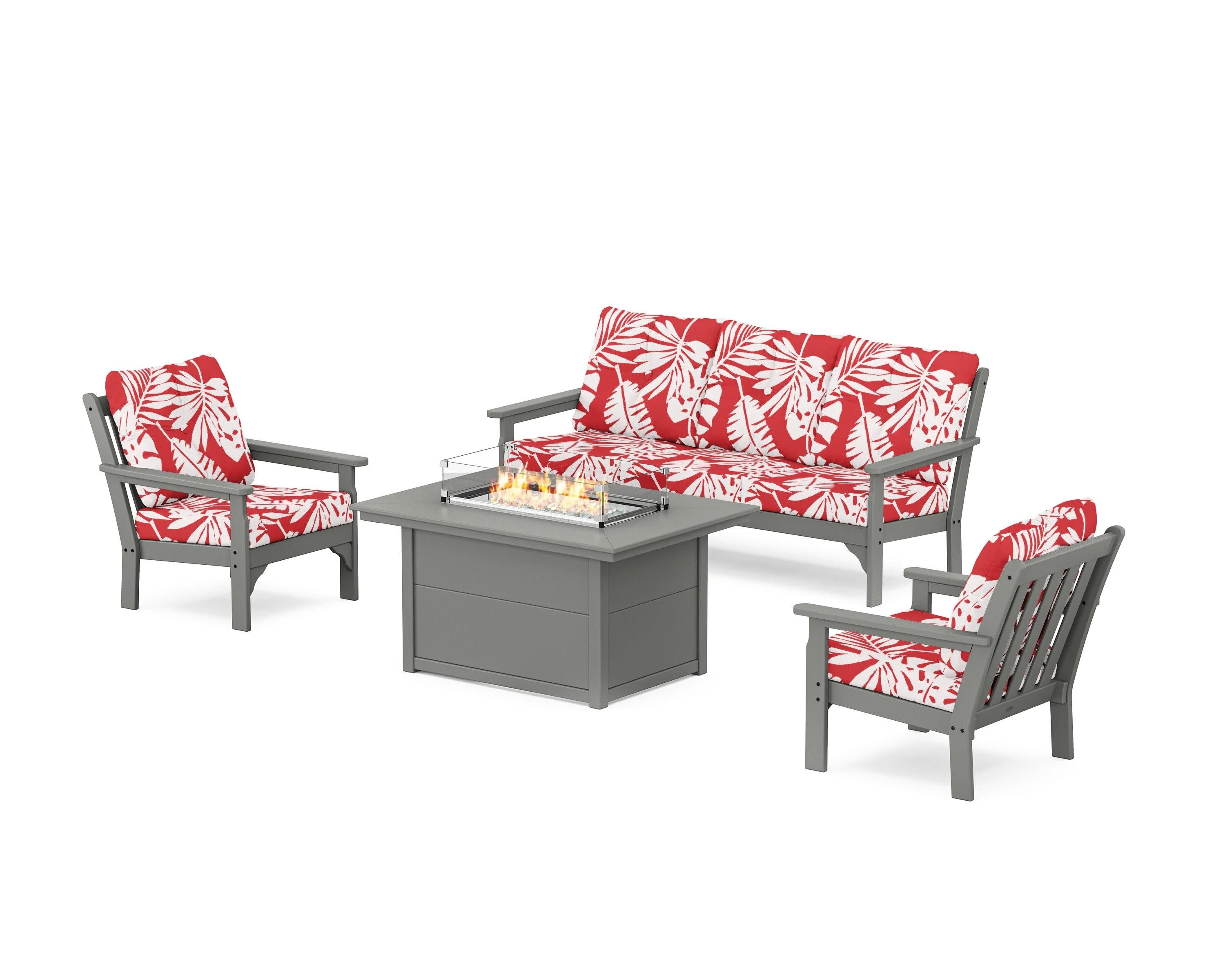 Vineyard Deep Seating Fire Pit Table Set - Image 47