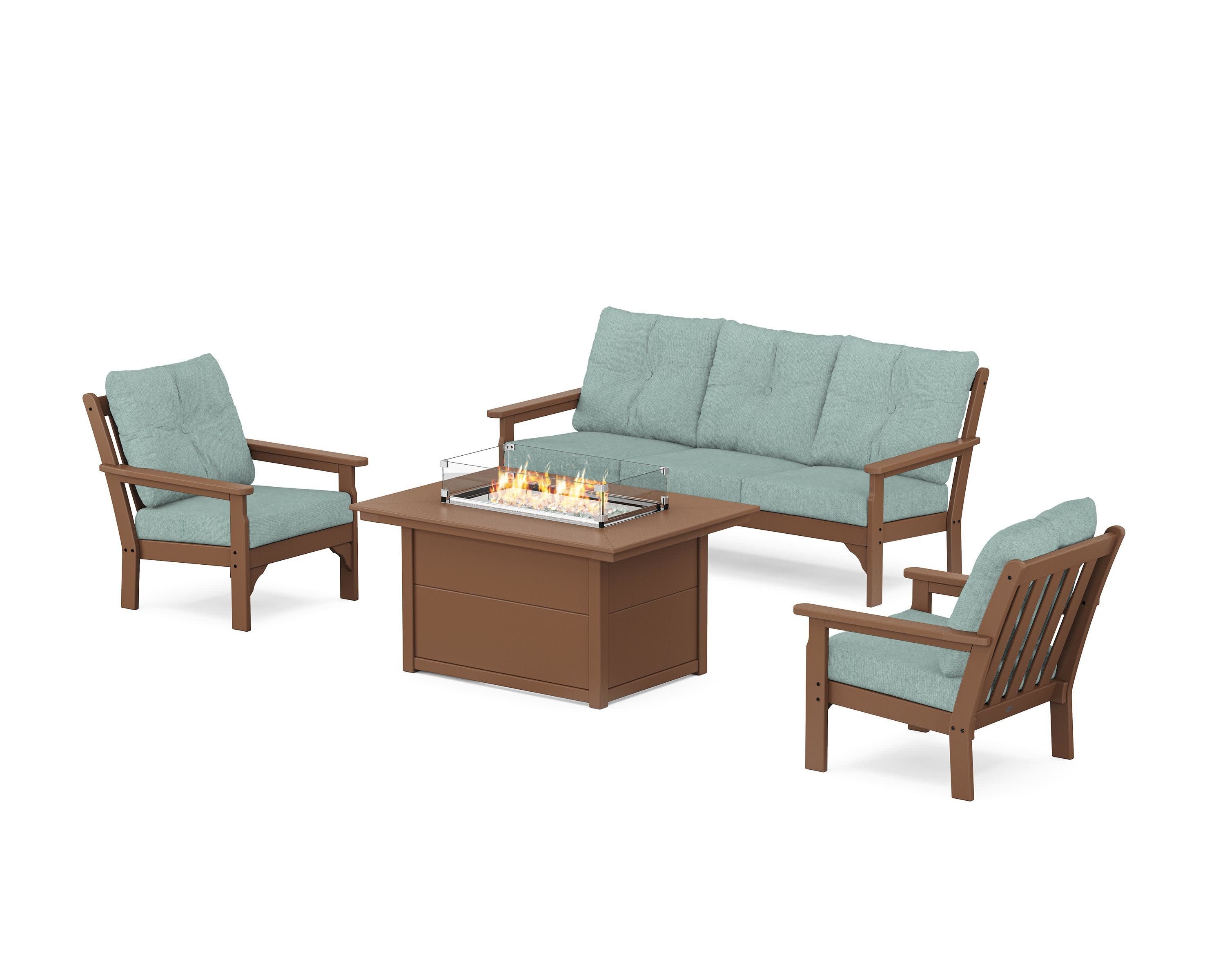 Vineyard Deep Seating Fire Pit Table Set - Image 54