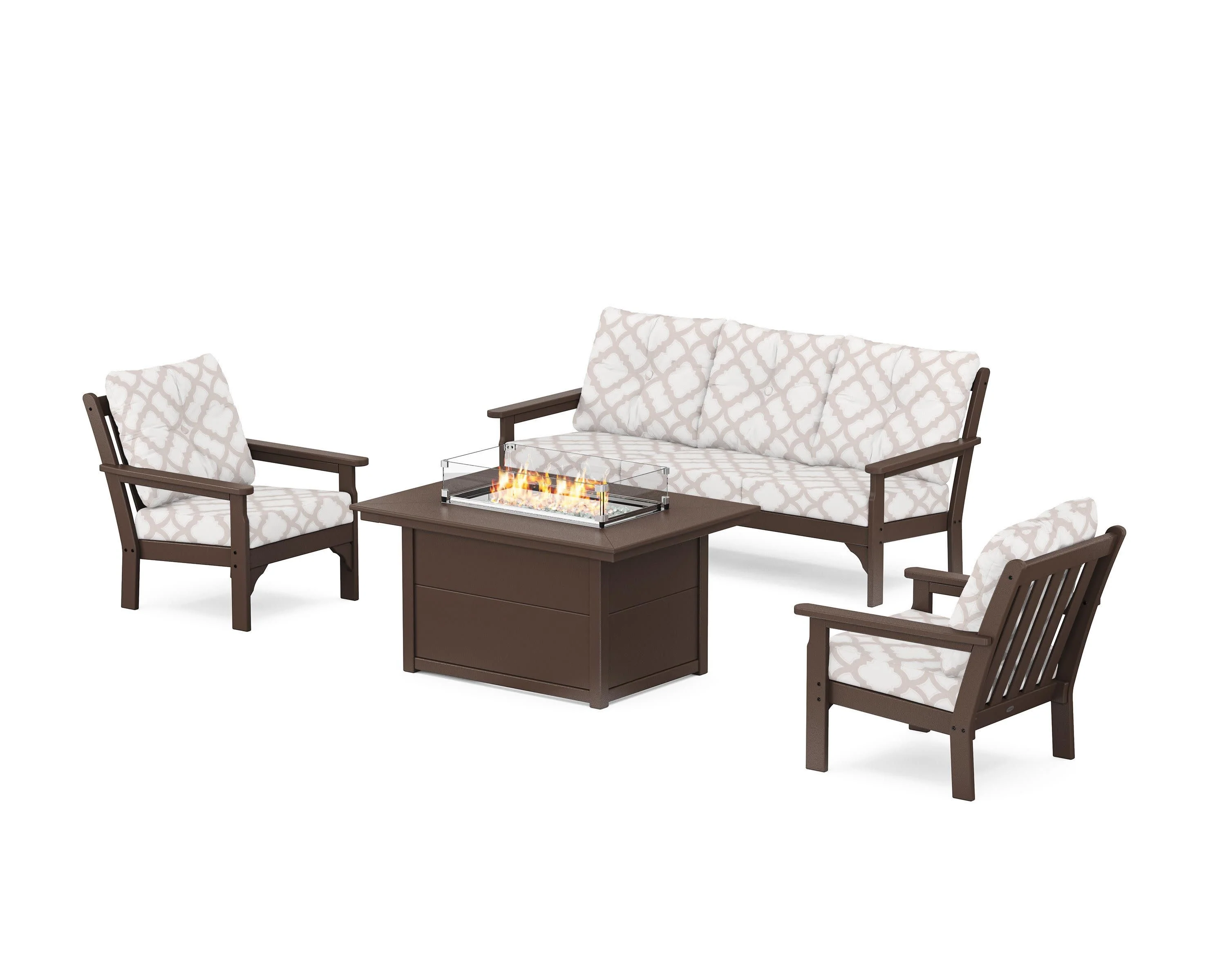 Vineyard Deep Seating Fire Pit Table Set - Image 55
