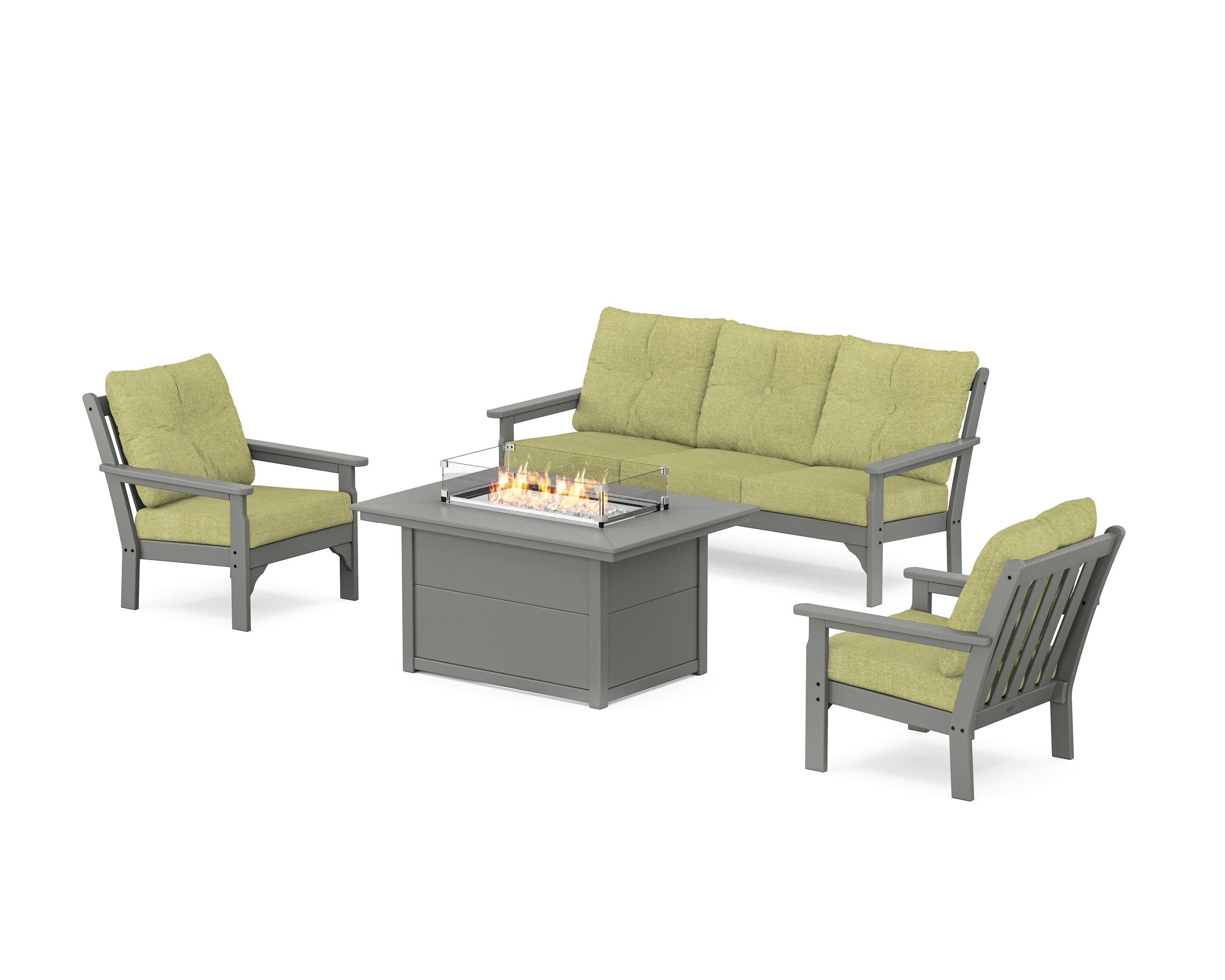 Vineyard Deep Seating Fire Pit Table Set - Image 57