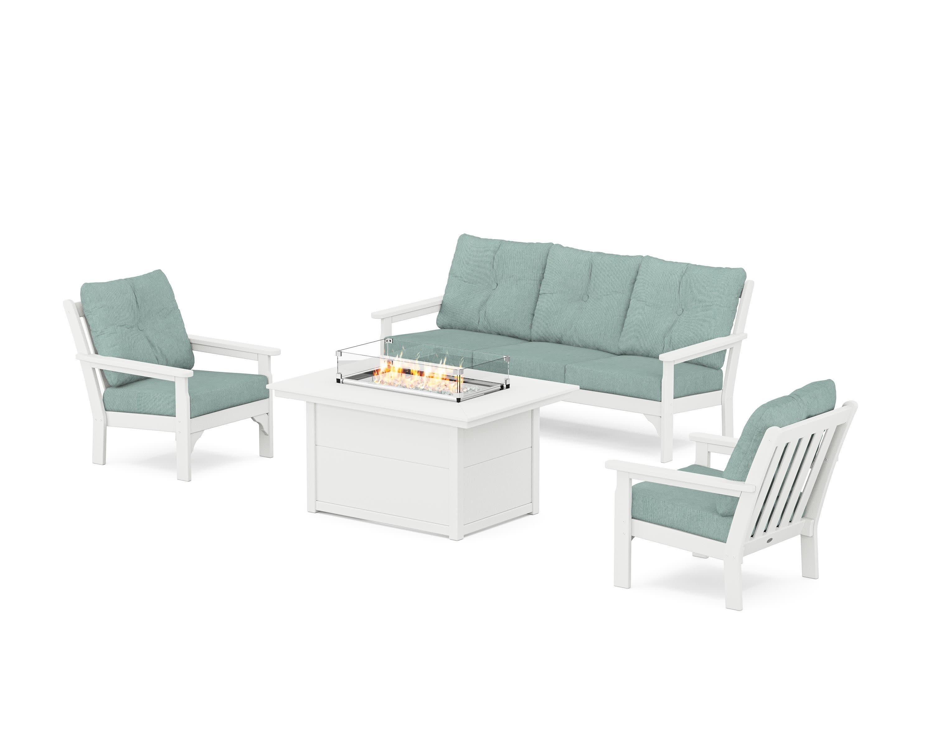 Vineyard Deep Seating Fire Pit Table Set - Image 66
