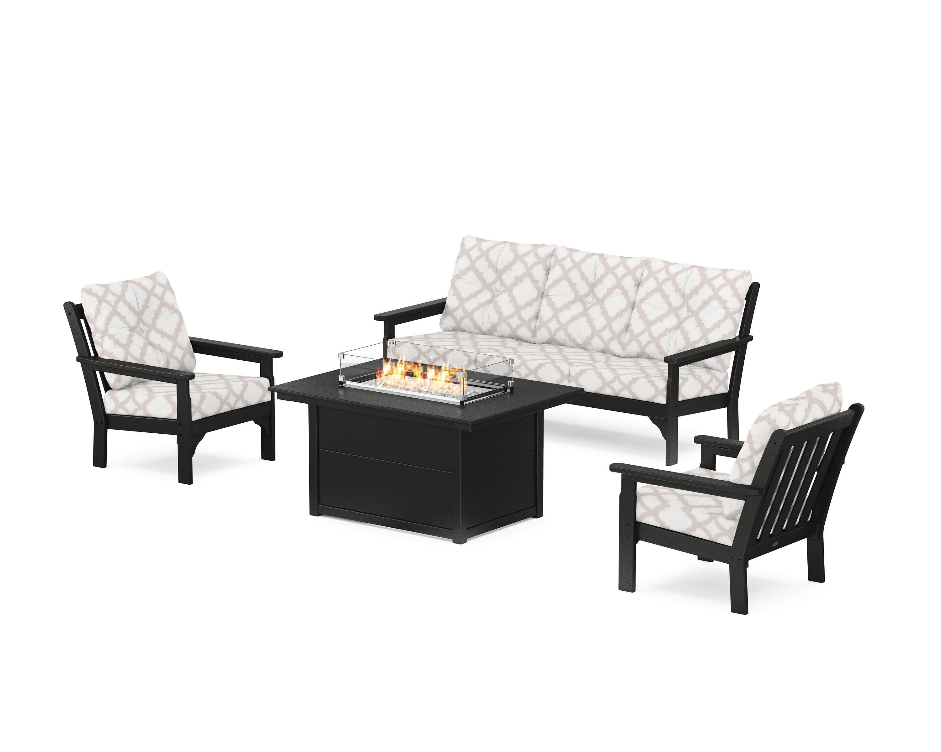 Vineyard Deep Seating Fire Pit Table Set - Image 68