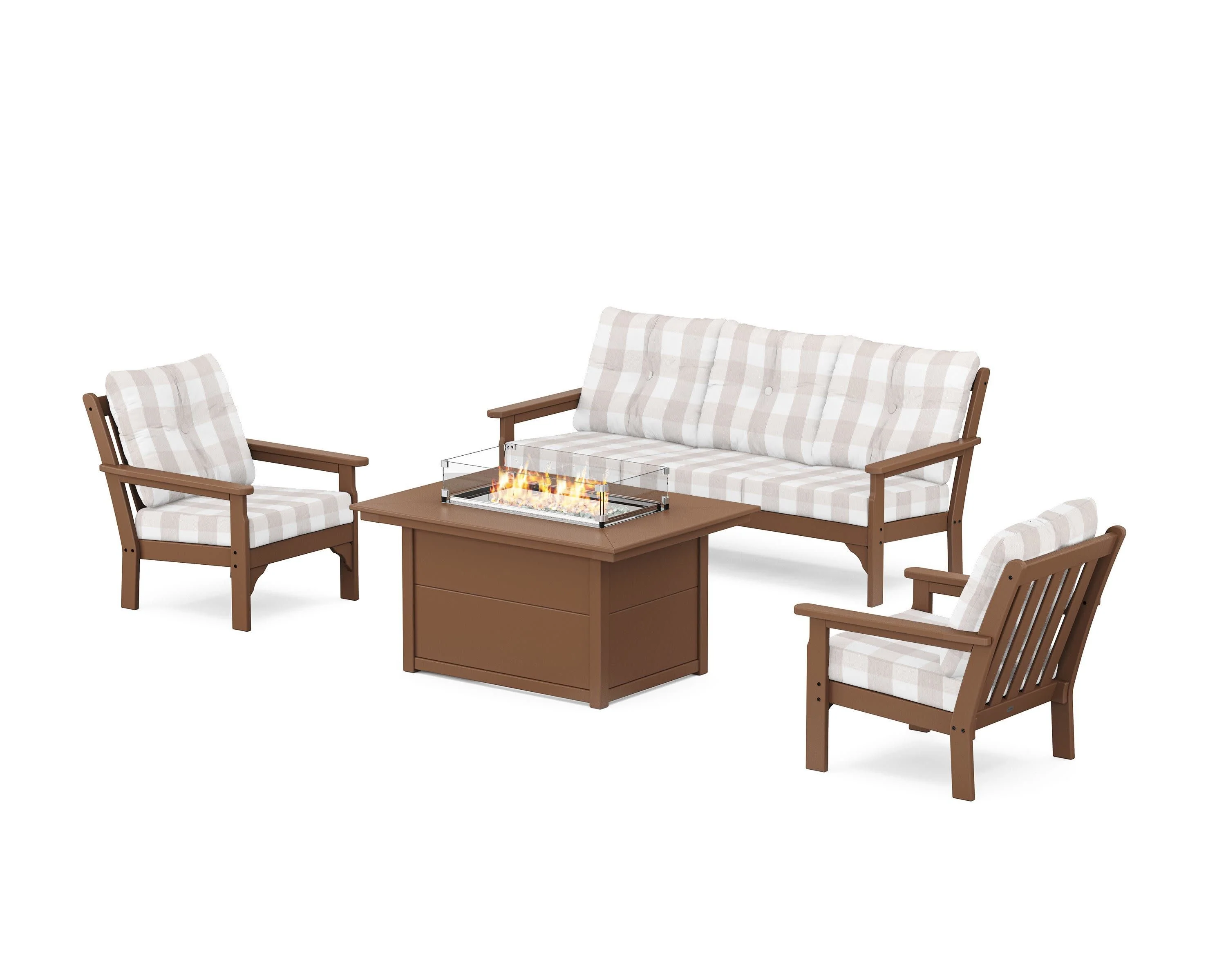 Vineyard Deep Seating Fire Pit Table Set - Image 69