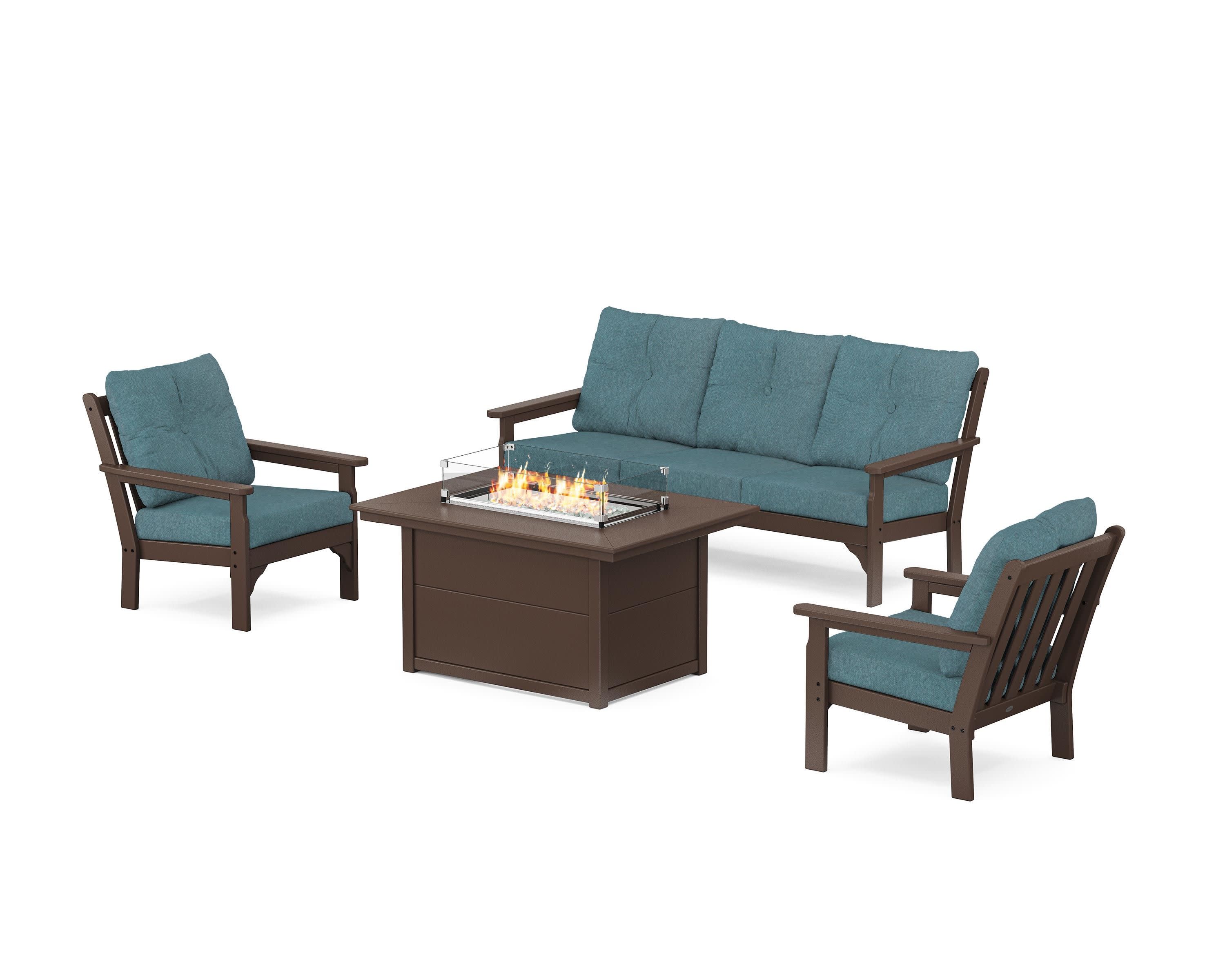 Vineyard Deep Seating Fire Pit Table Set - Image 70