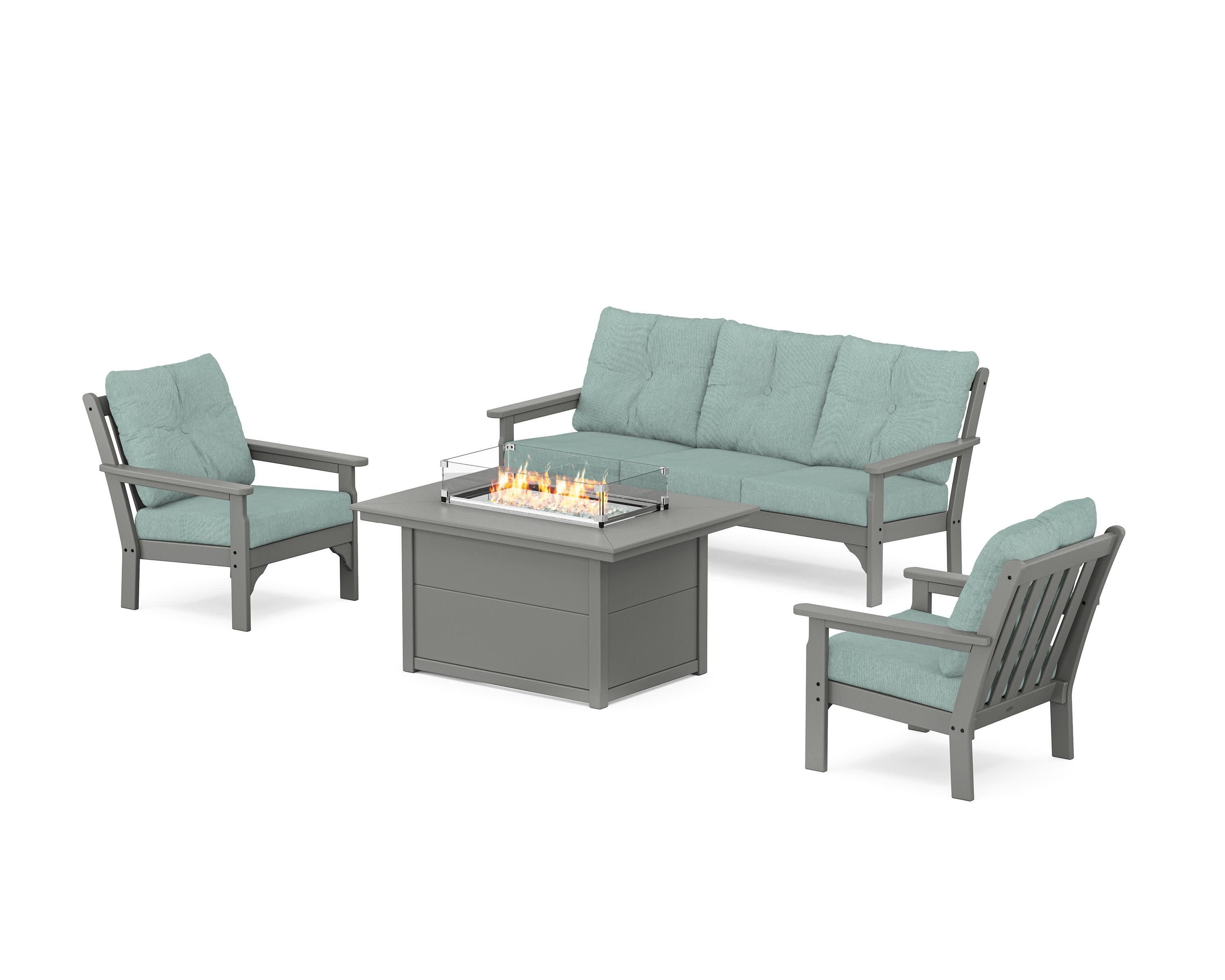 Vineyard Deep Seating Fire Pit Table Set - Image 75