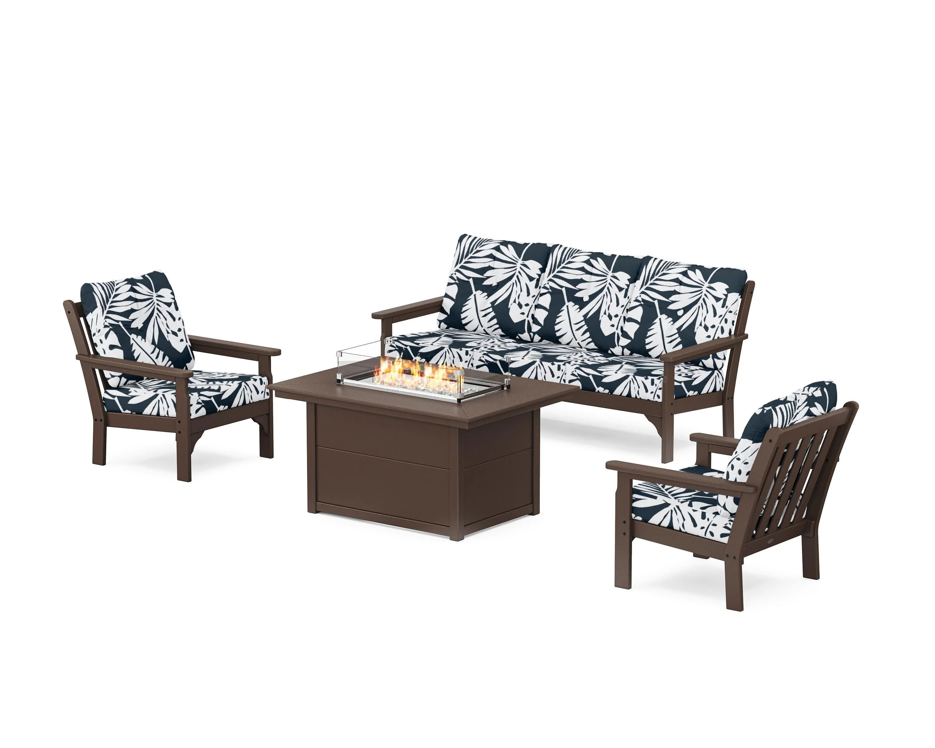 Vineyard Deep Seating Fire Pit Table Set - Image 77