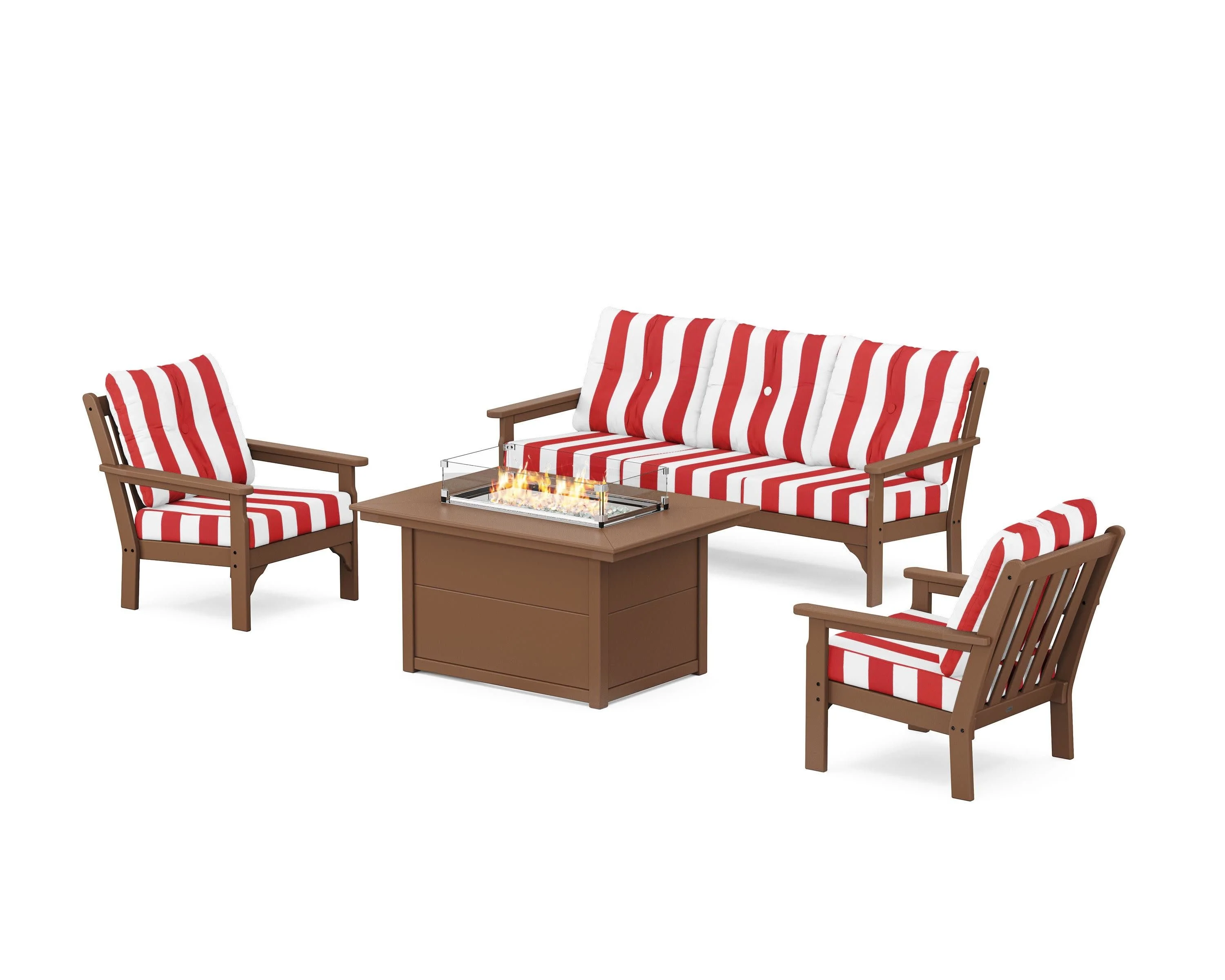 Vineyard Deep Seating Fire Pit Table Set - Image 84