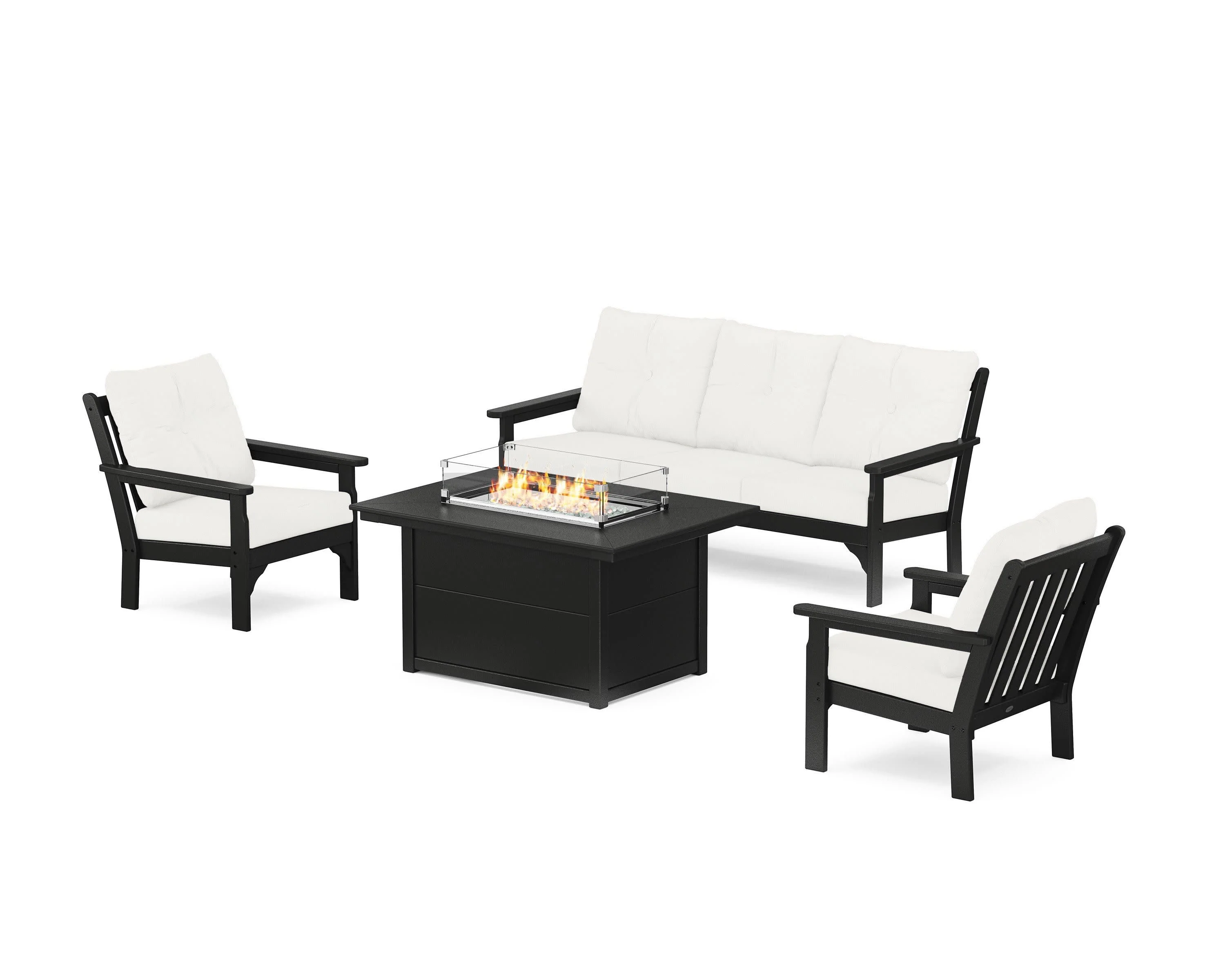 Vineyard Deep Seating Fire Pit Table Set - Image 96