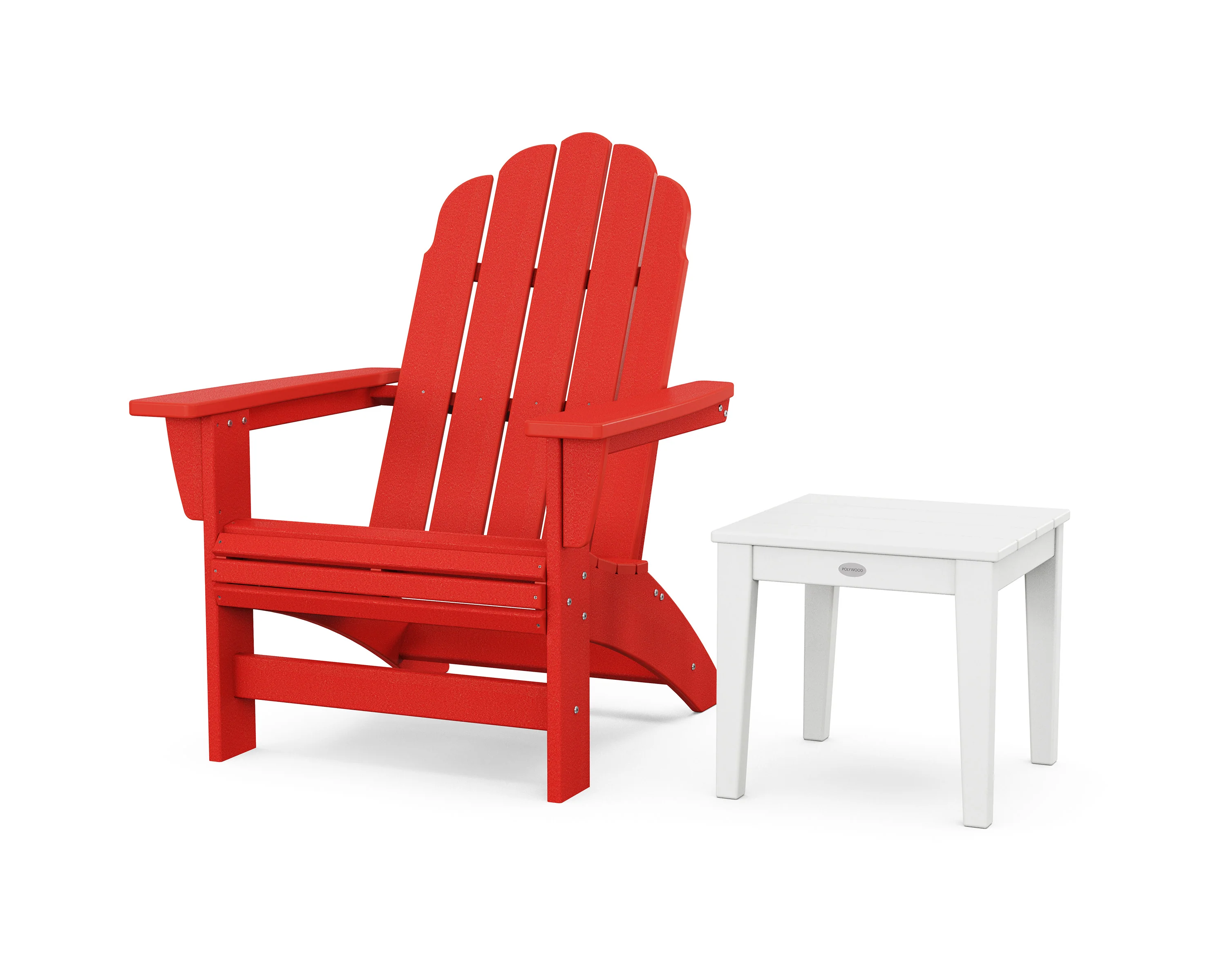 Vineyard Grand Adirondack Chair with Side Table - Image 10