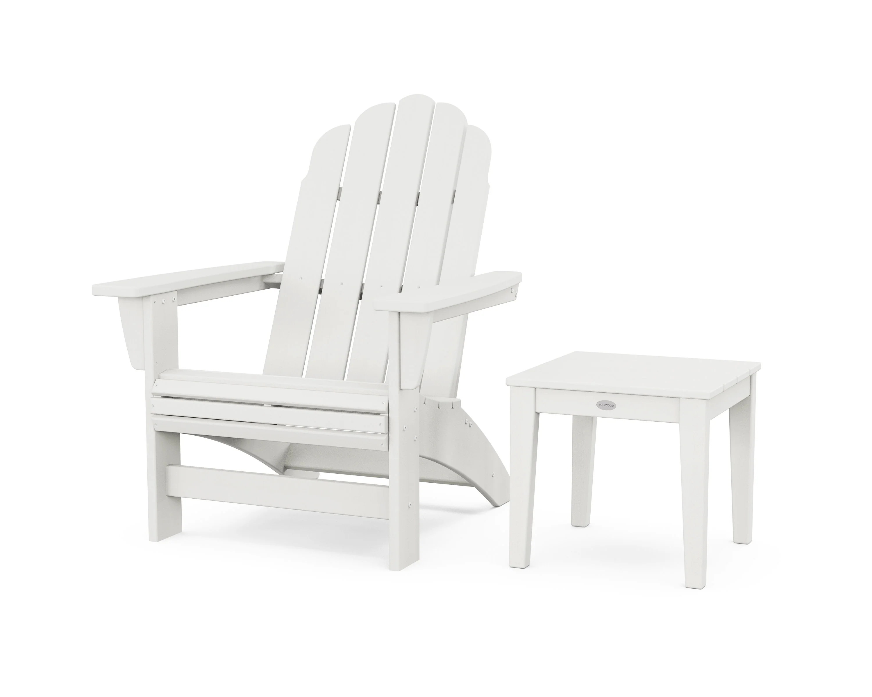 Vineyard Grand Adirondack Chair with Side Table - Image 11