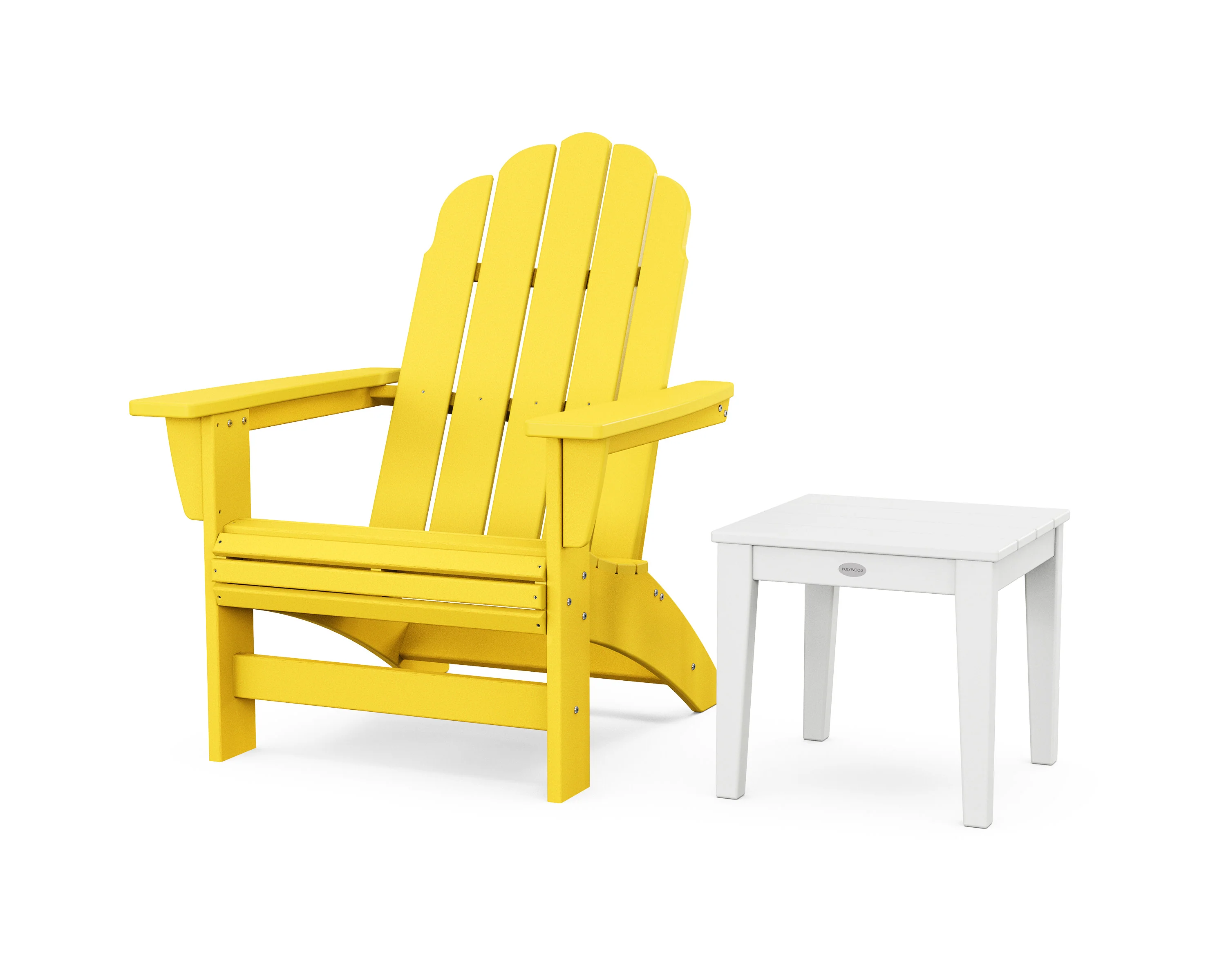 Vineyard Grand Adirondack Chair with Side Table - Image 12