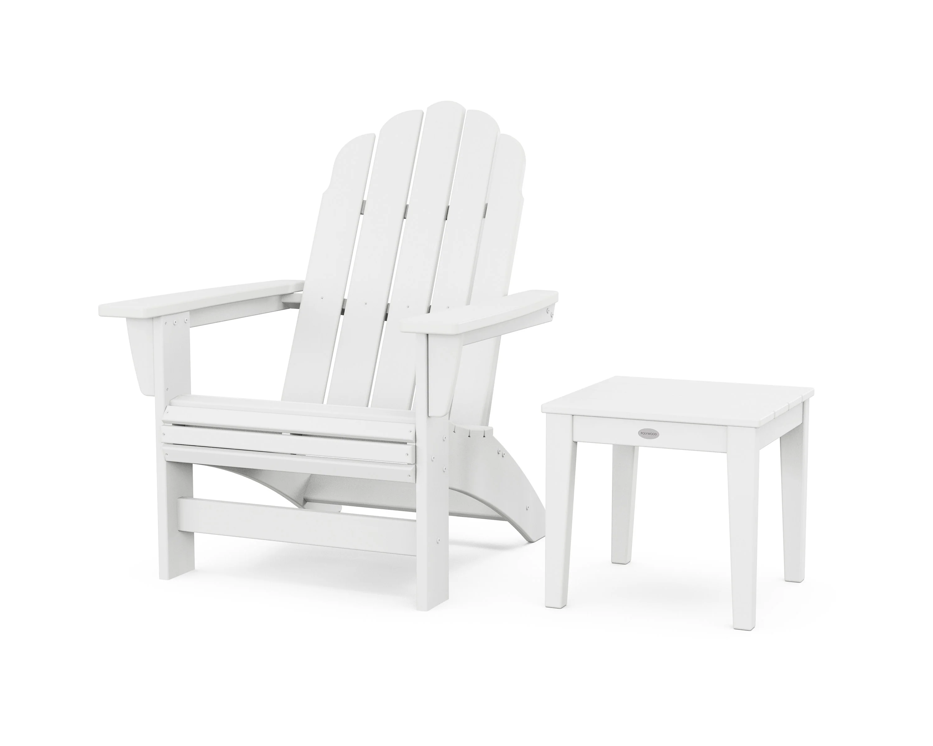 Vineyard Grand Adirondack Chair with Side Table - Image 13